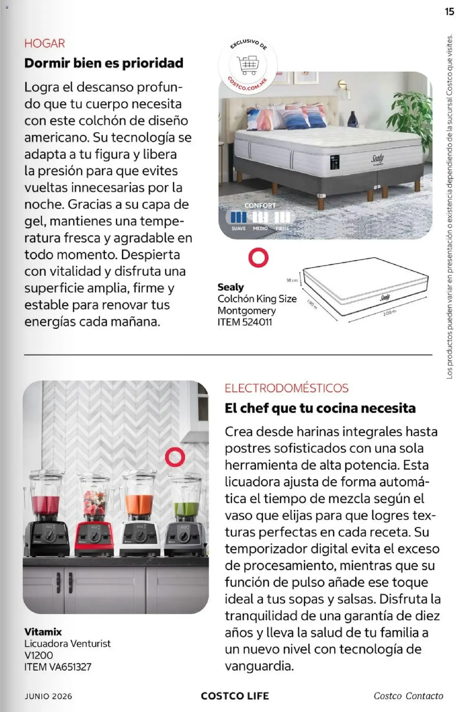 Catálogo de COSTCO Contacto: México en la cancha 1 de junio al 30 de junio 2026 - Pagina 15