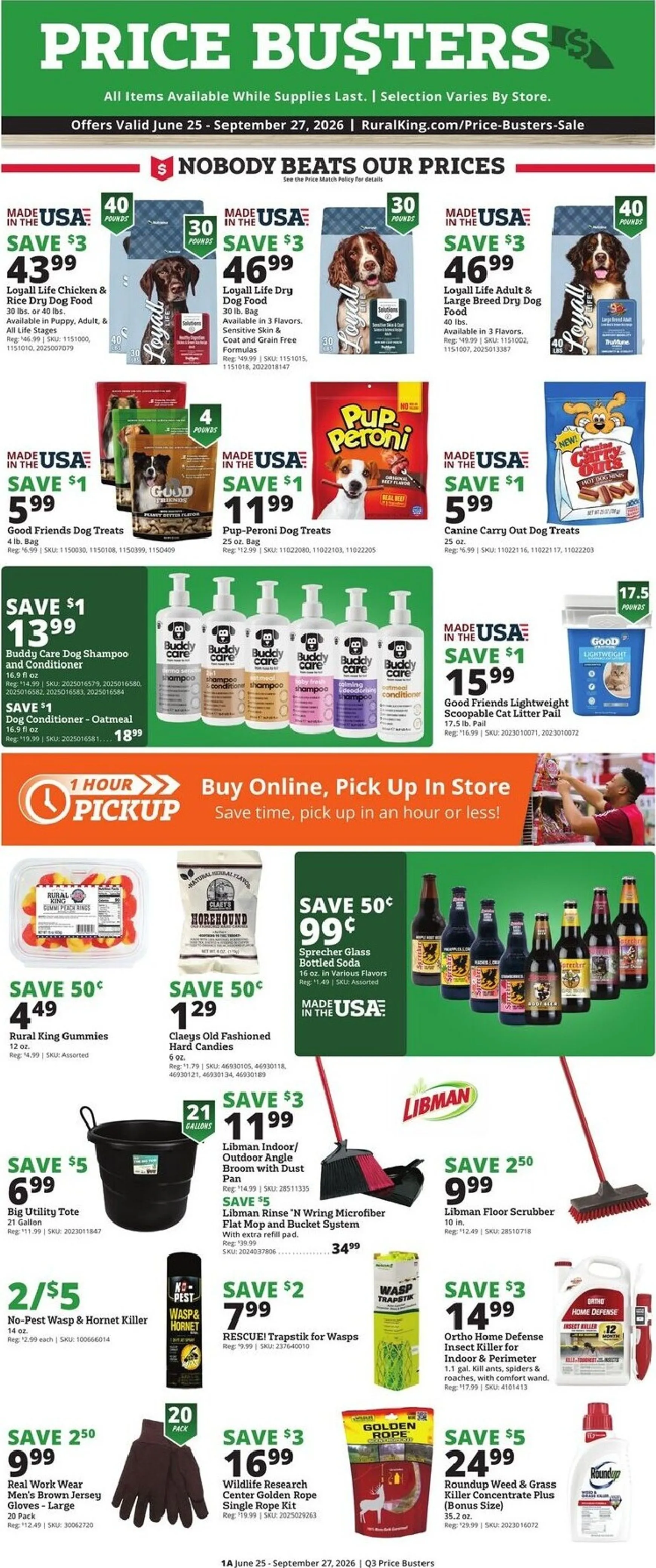 Weekly ad Current Rural King - Price Busters leaflet valid from Thursday 06/25/2026 to Sunday 09/27/2026 from June 25 to September 27 2026 - Page 1