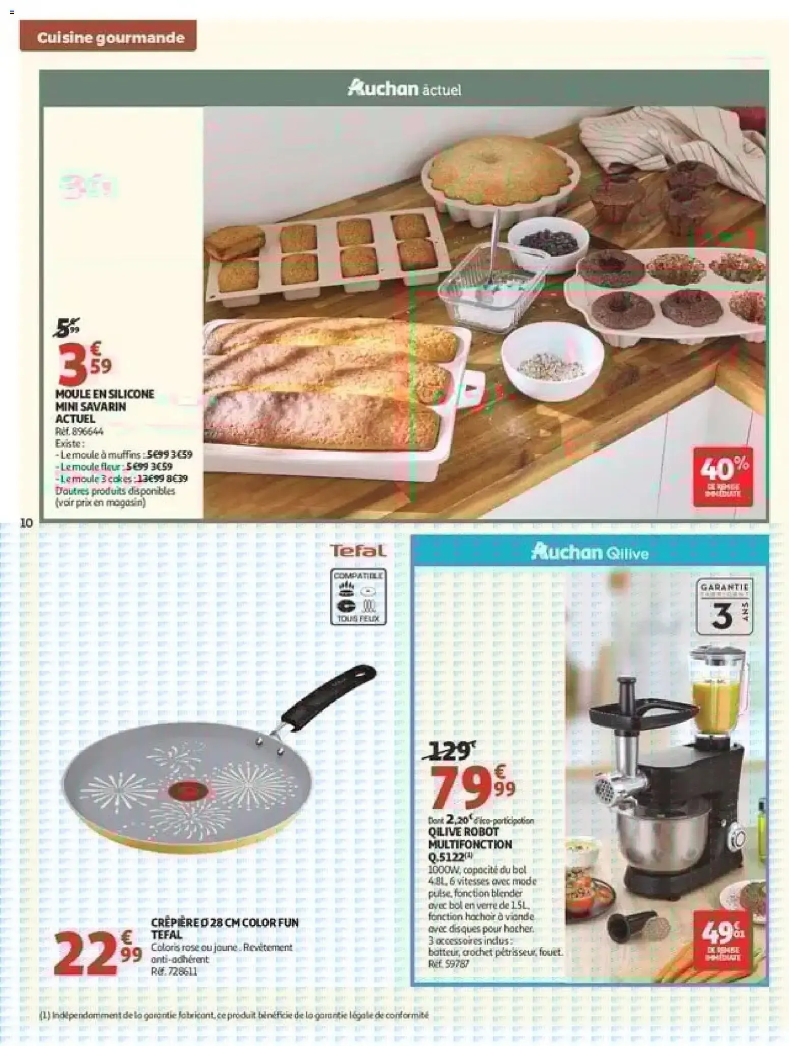 Auchan Cuisine gourmande supers à partir du 22/09/2026 - promo en ligne du 22 septembre au 3 octobre 2026 - Catalogue page 10