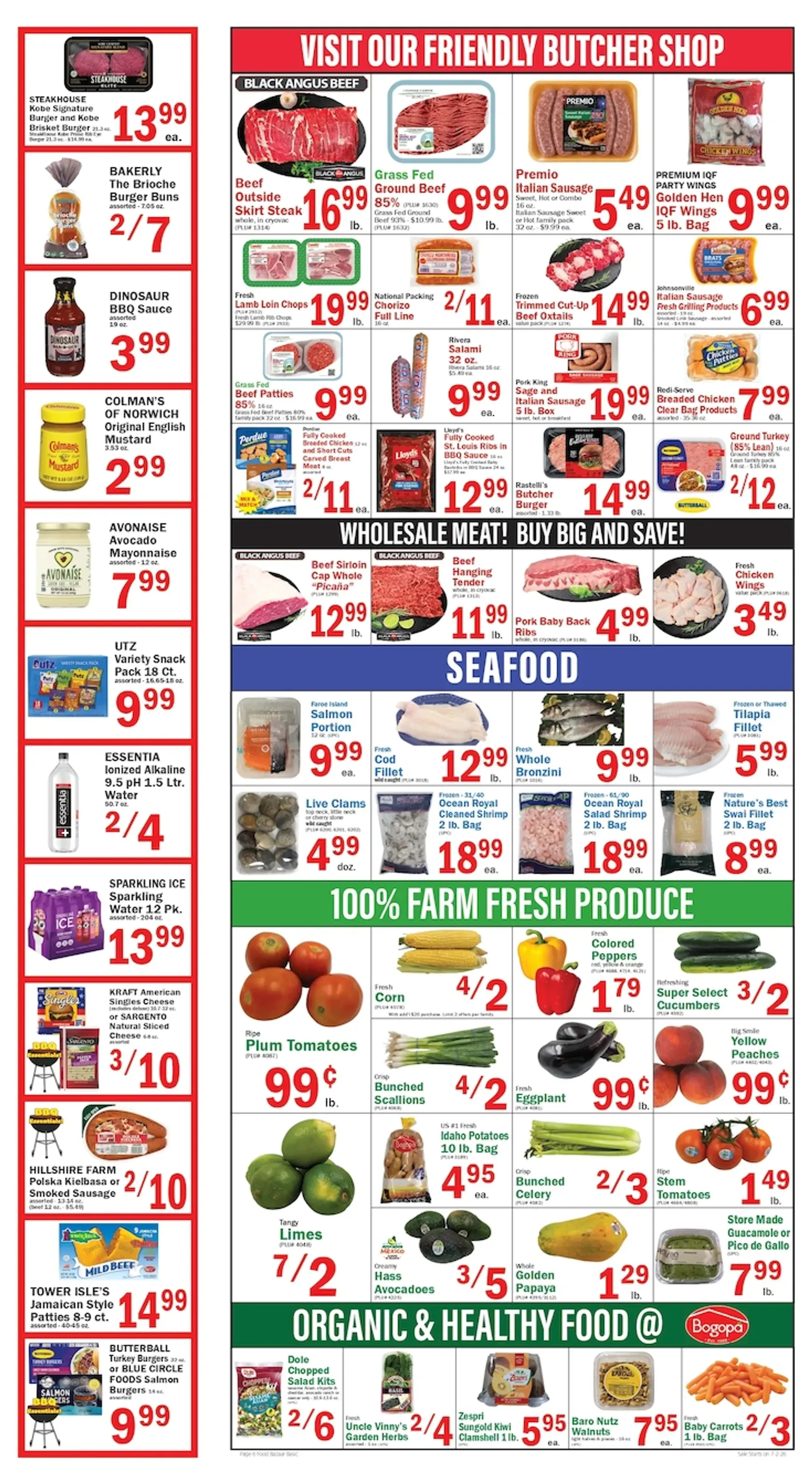 Weekly ad Current Food Bazaar leaflet valid from Thursday 07/02/2026 to Wednesday 07/08/2026 from July 2 to July 8 2026 - Page 6