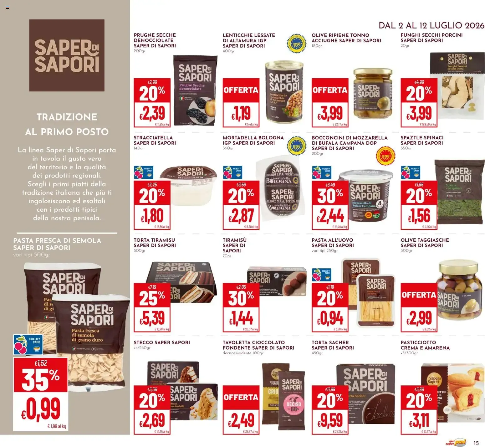 Iper Pan & Superpan: Grandi Marche fino al 50% da 2 luglio a 12 luglio di 2026 - Pagina del volantino 15