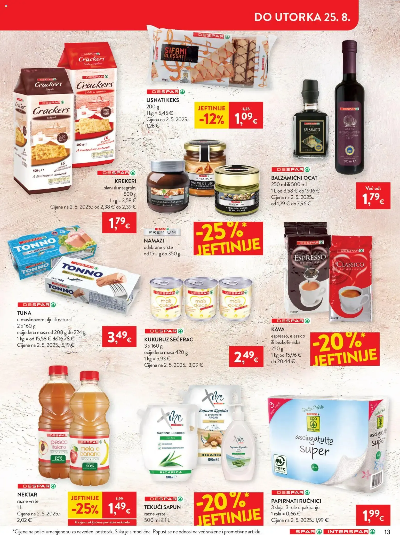 Katalog Interspar Katalog novi od 19.08.2026 na listanje > letak digitalni od 19. kolovoza do 25. kolovoza 2026. - Pregled Stranica 15