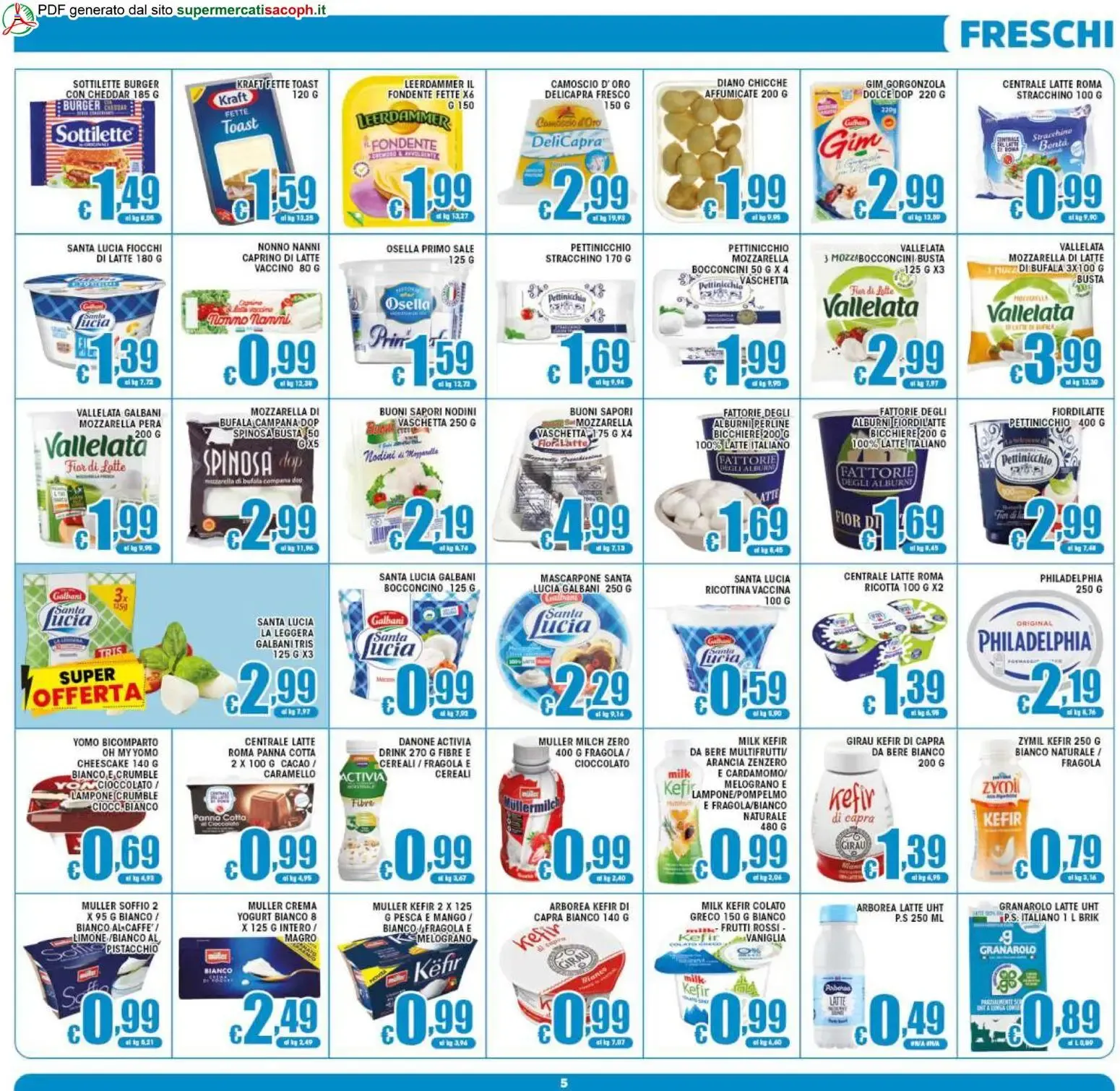 Sacoph volantino dal 31/07/2026 - online Offerte da 31 luglio a 11 agosto di 2026 - Pagina del volantino 5