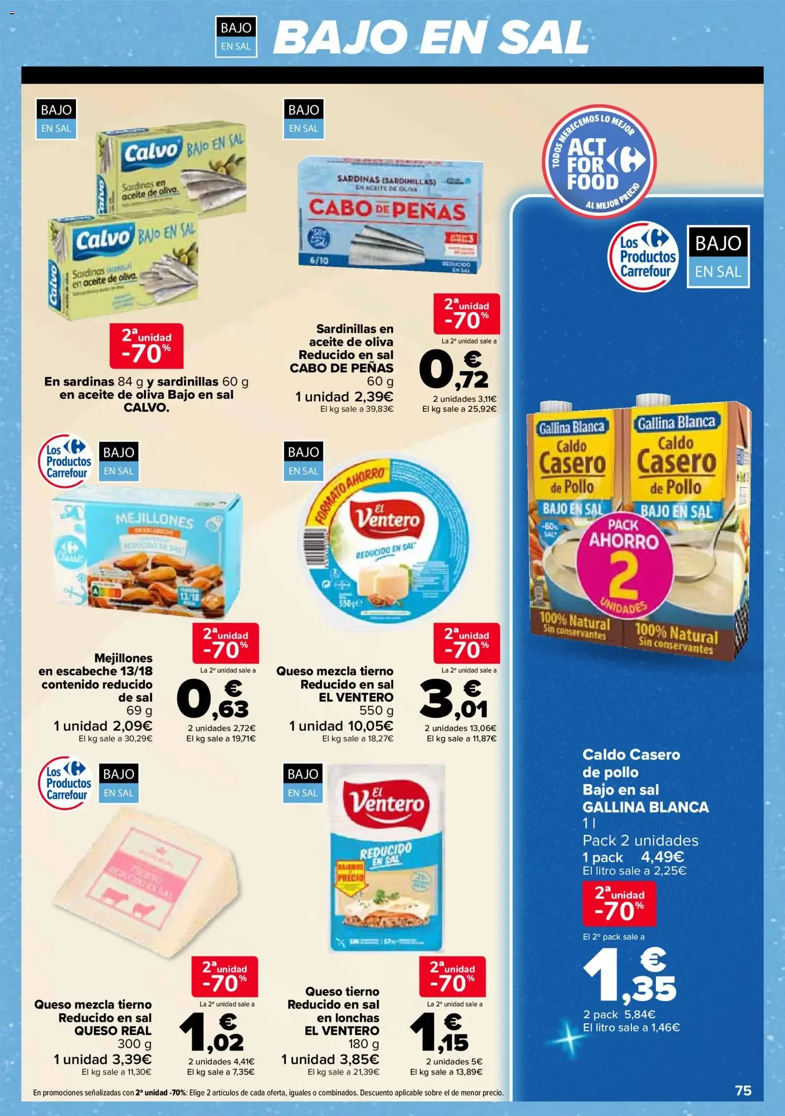 Catálogo de Carrefour: 2ª Unidad al -70% 28 de julio al 10 de agosto 2026 - Página 25