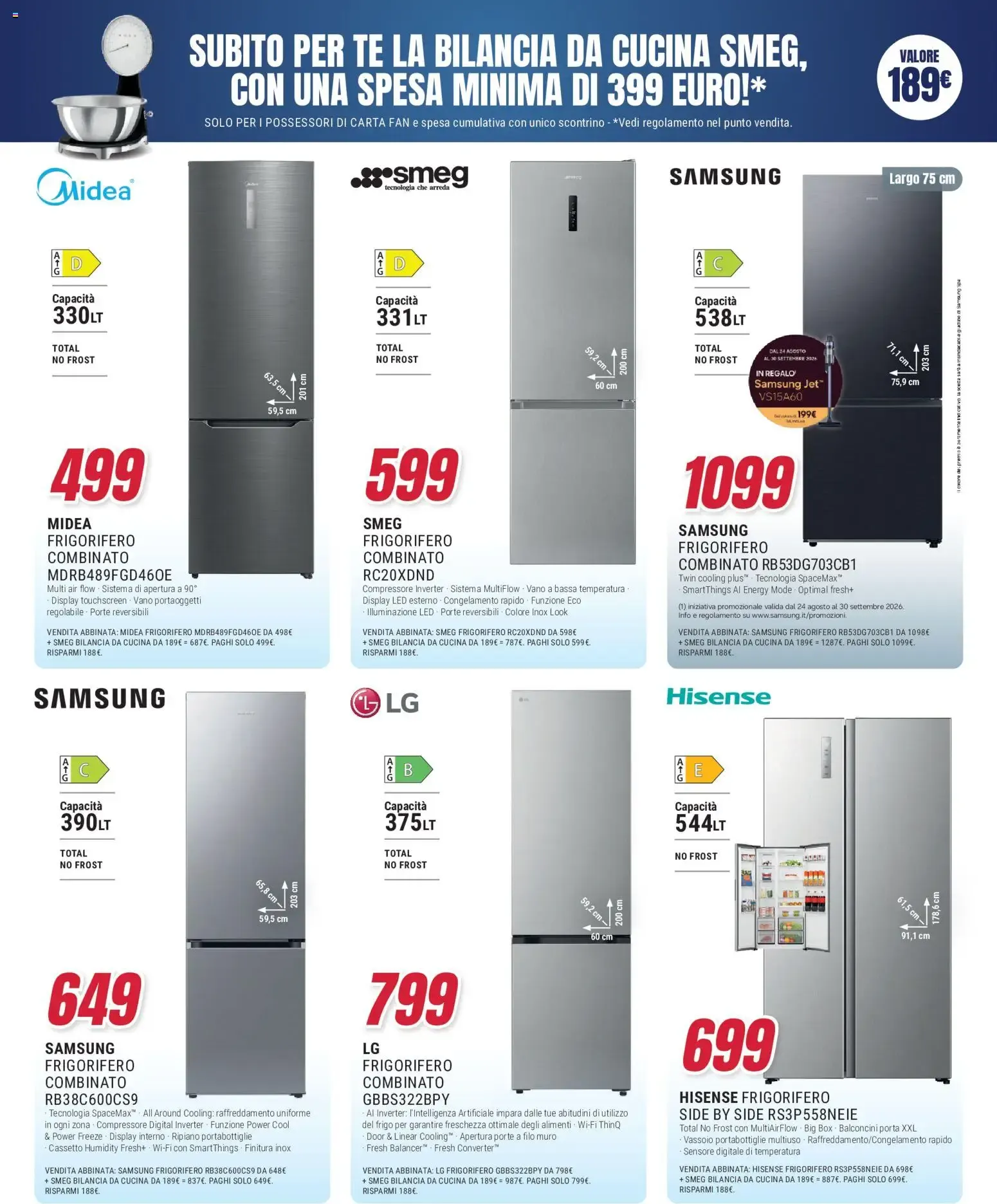 ABBINATA IN CUCINA FIRMATA SMEG da 17 settembre a 30 settembre di 2026 - Pagina del volantino 12