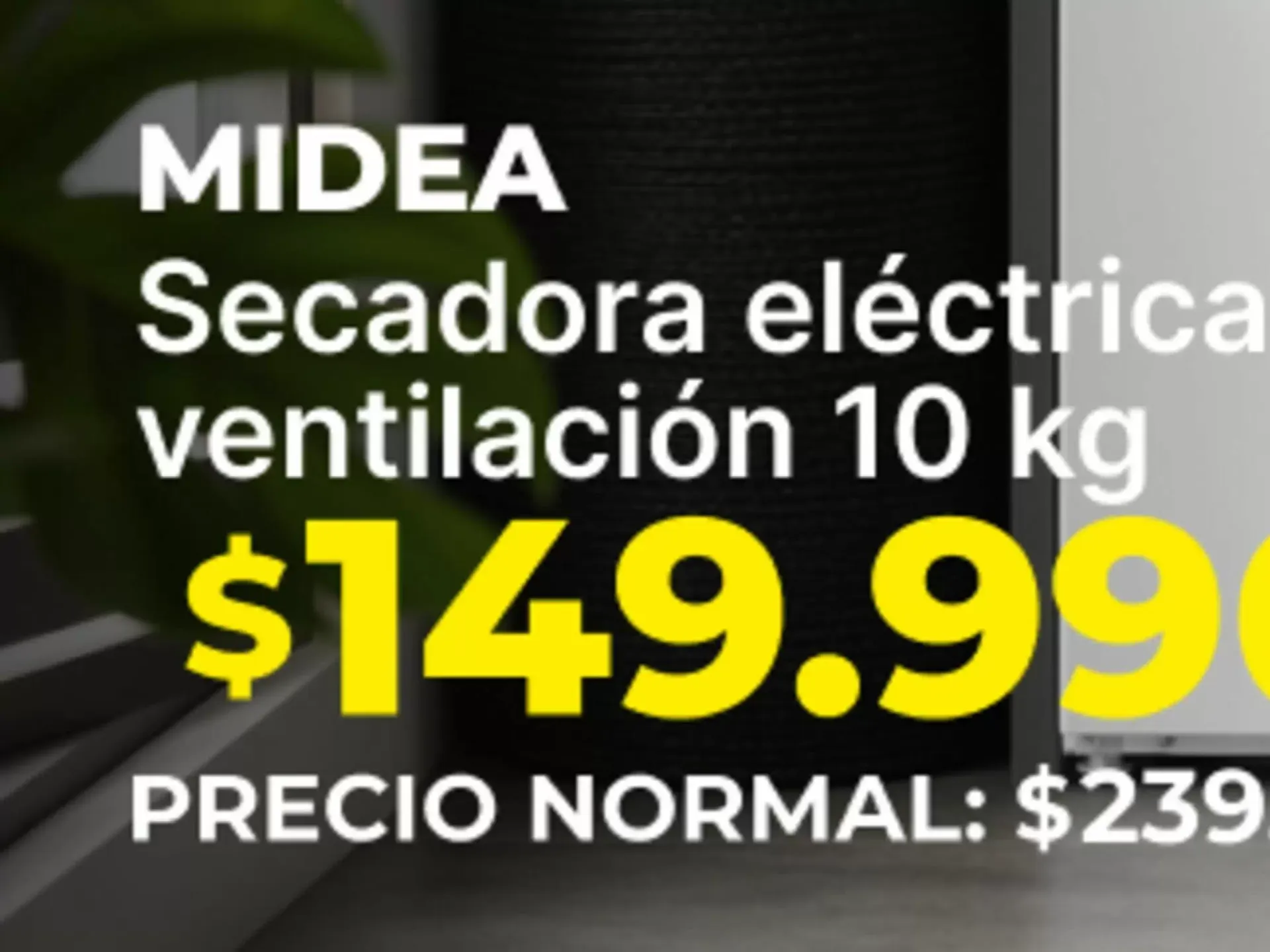 Catálogo de MIDEA Secadora eléctrica ventilación 10 kg 22 de julio al 6 de agosto 2026 - Página 1