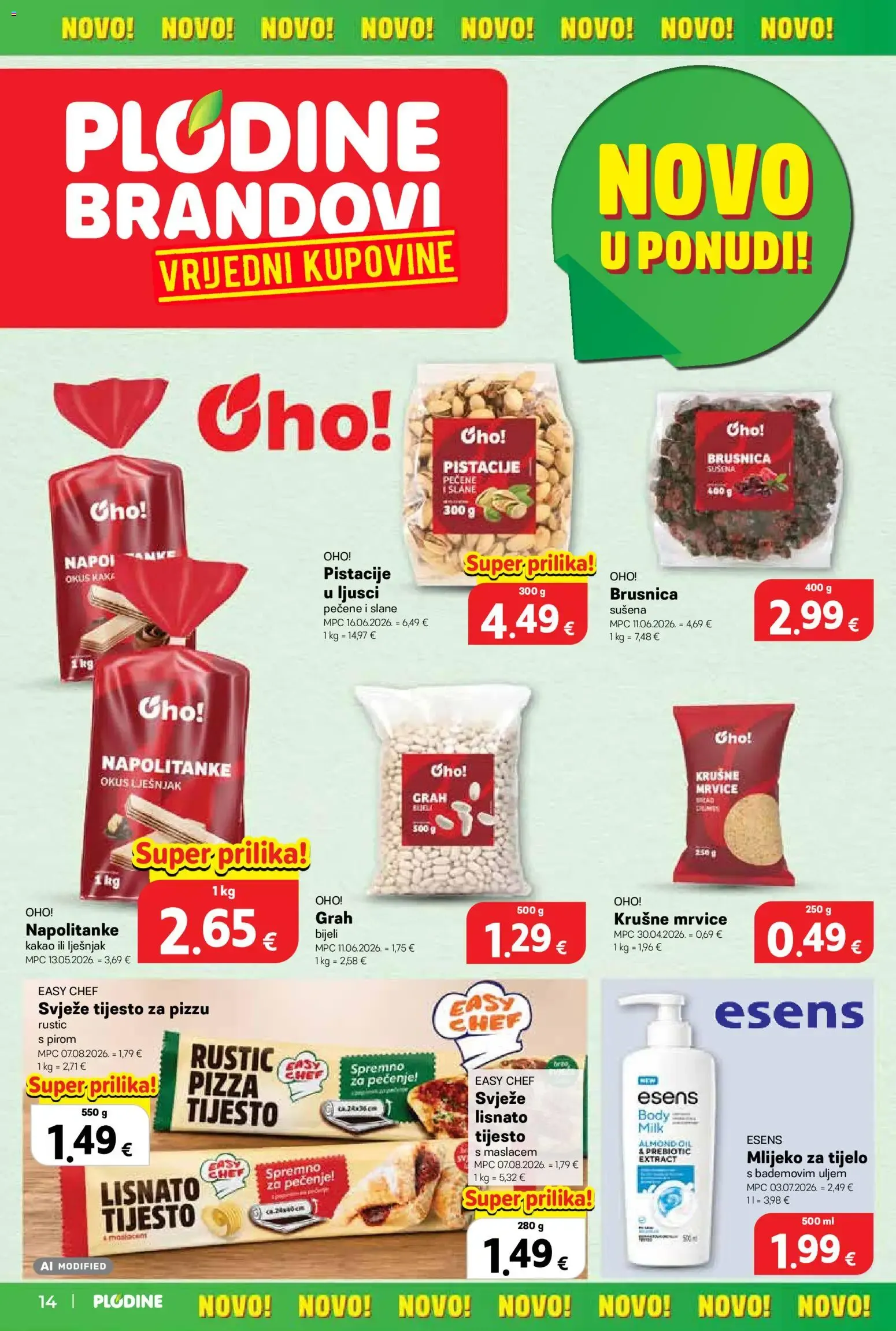 Katalog Plodine Uvijek od akcije od 12. kolovoza do 18. kolovoza 2026. - Pregled Stranica 14