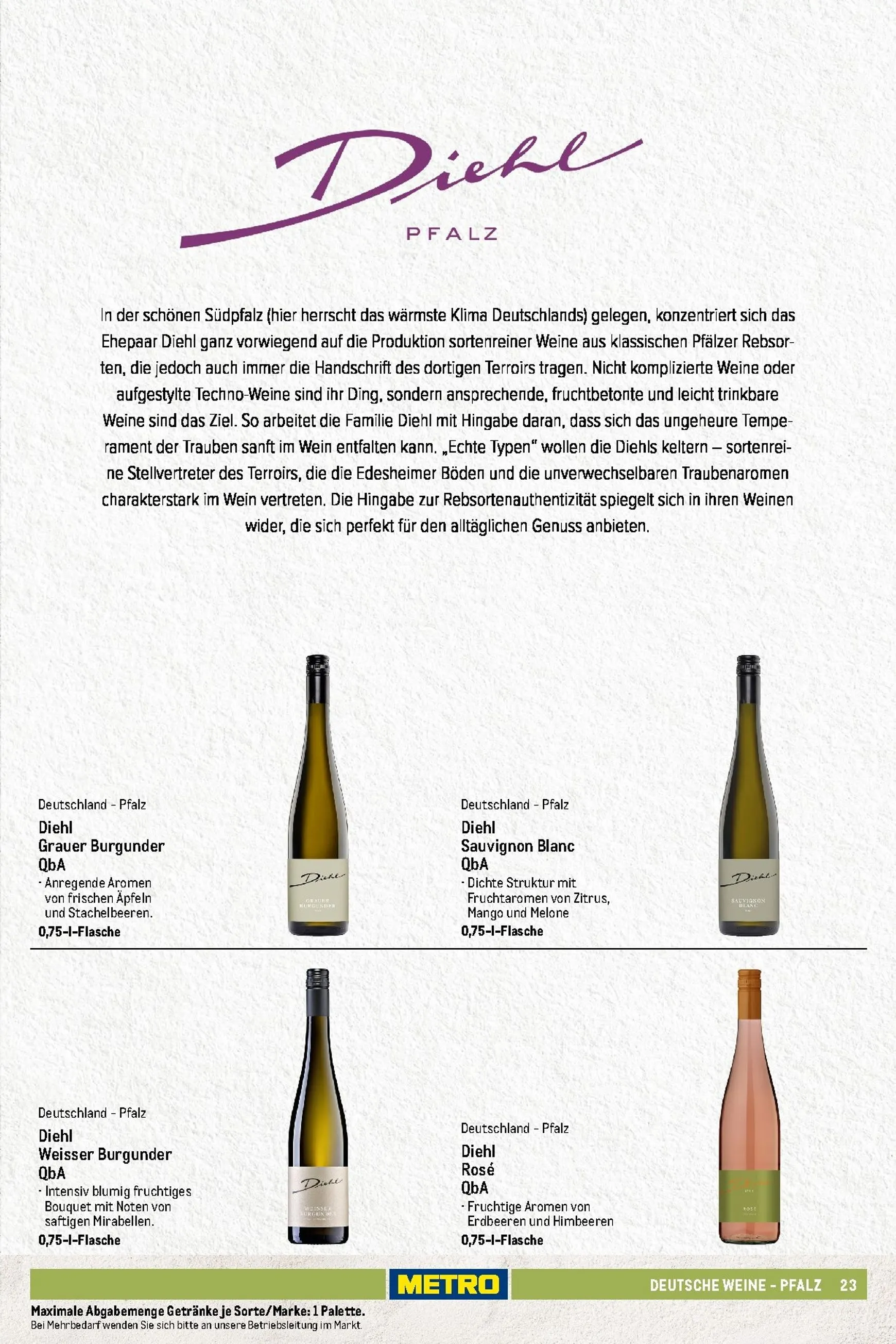 Sortimentskatalog Wein und Sekt für die perfekte Weinkarte von 1. November bis 30. September 2026 - Prospekt seite 24