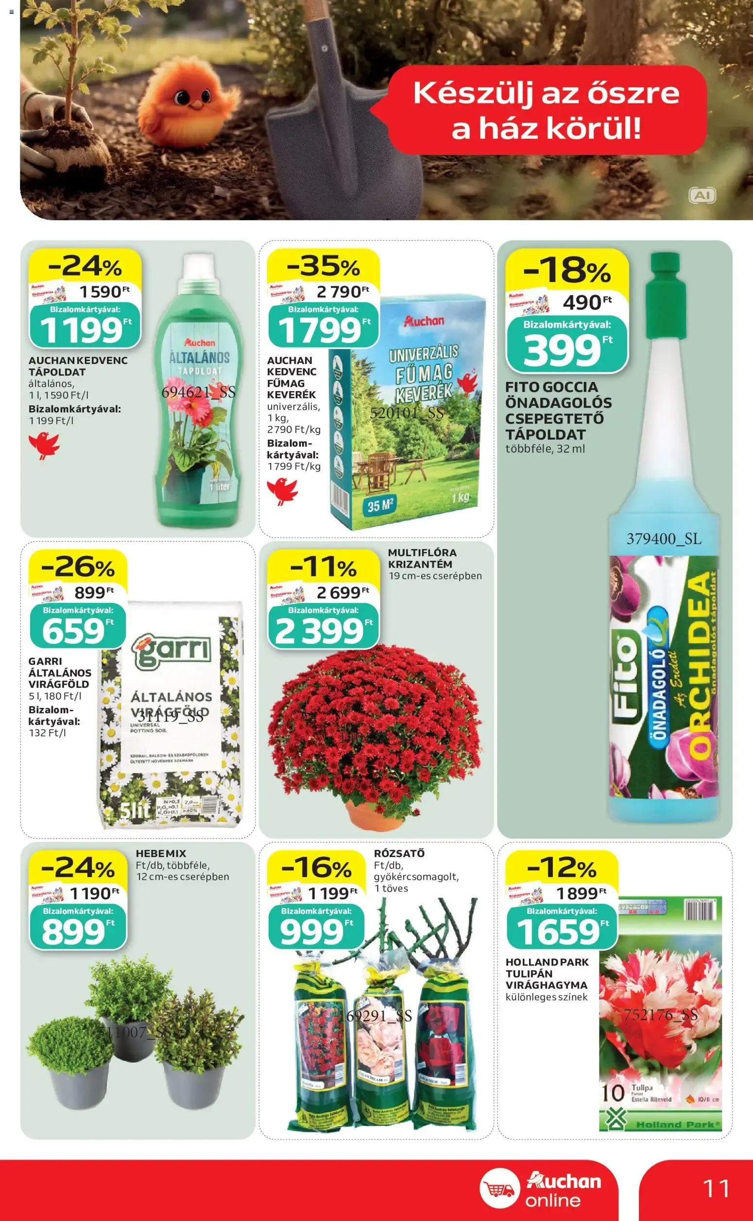 Katalógus Auchan Szupermarket akciós újság - 2026.09.03. -tól/töl > akció, lapozható szórólap 🛍️ szeptember 3.-tól szeptember 9.-ig 2026. - Oldal 11