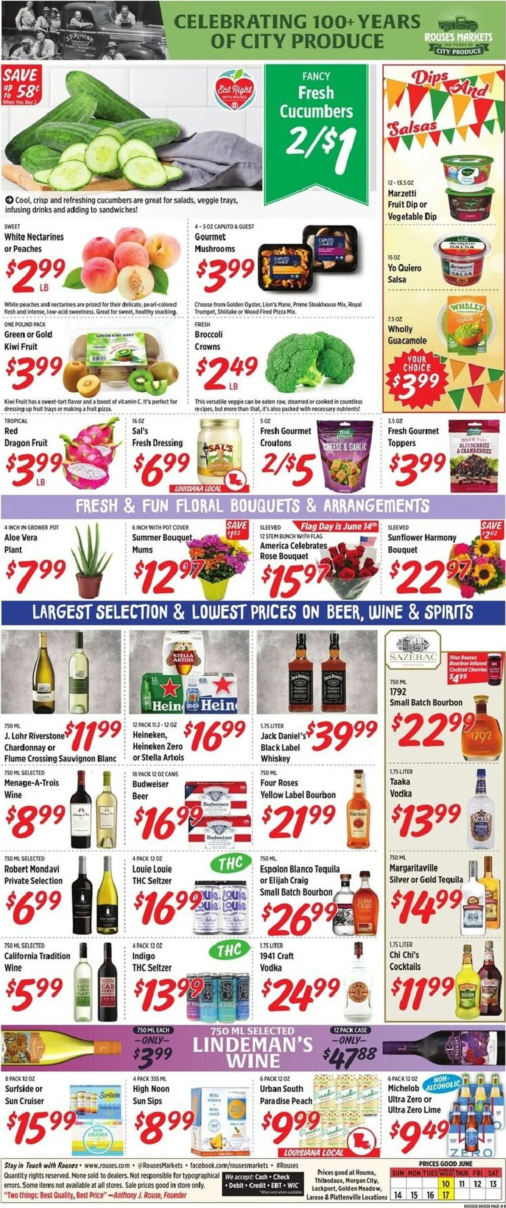 Weekly ad Current Rouses Markets leaflet valid from Wednesday 06/10/2026 to Wednesday 06/17/2026 from June 10 to June 17 2026 - Page 6