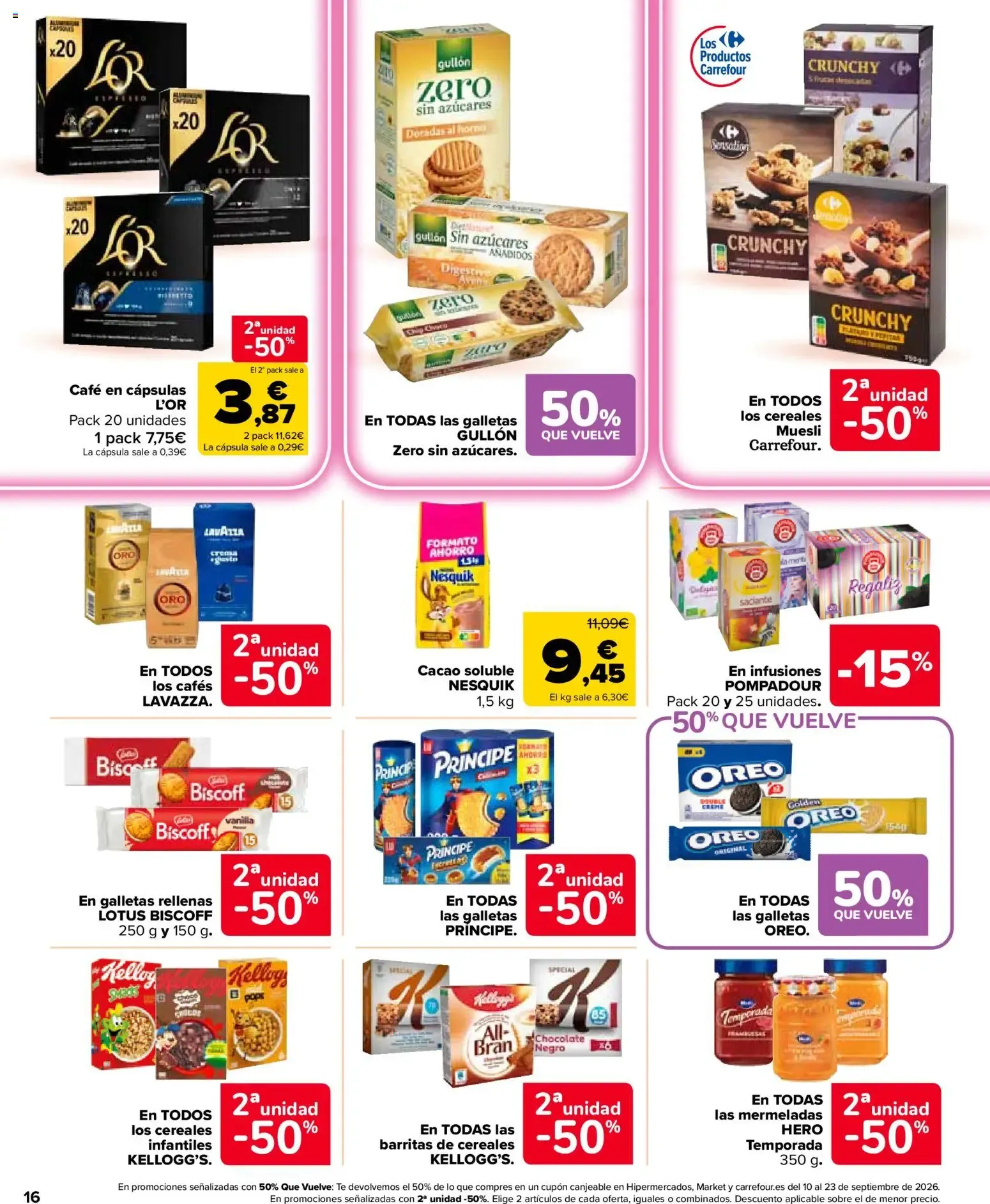 Catálogo de Carrefour Market folleto 26/08/2026 - 09/09/2026 26 de agosto al 9 de septiembre 2026 - Página 16