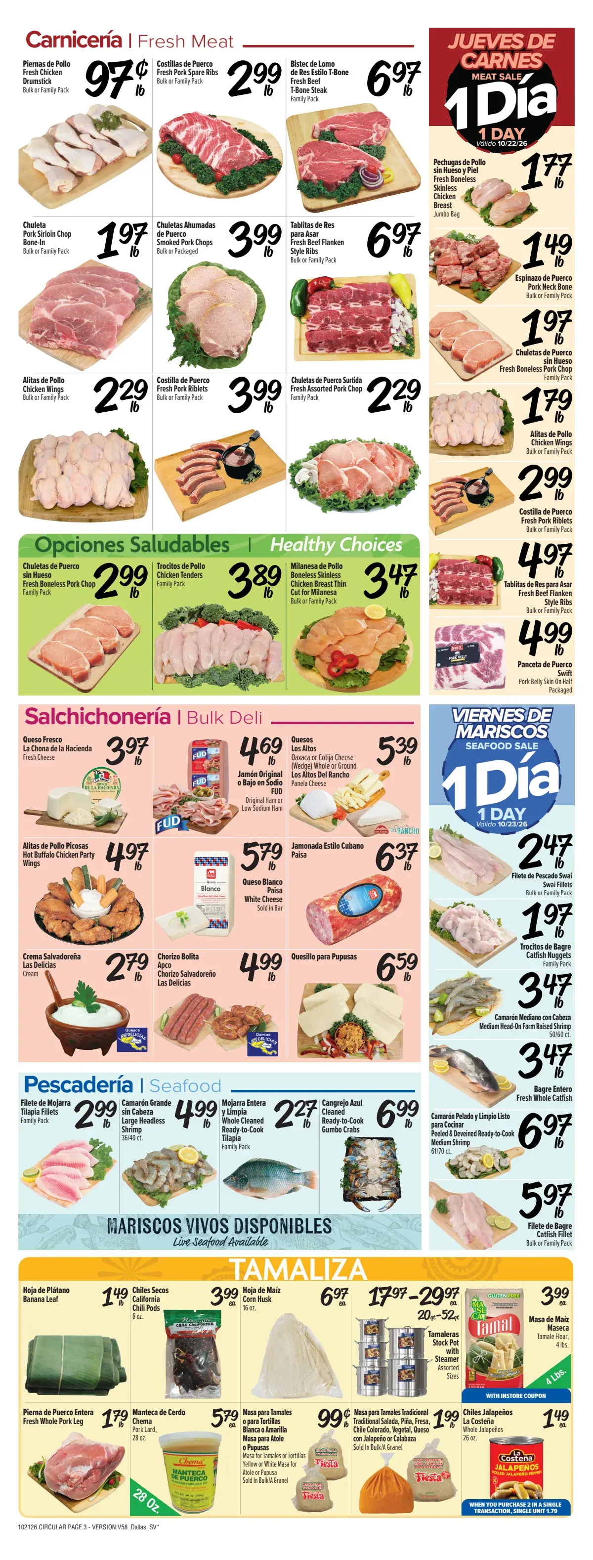 Weekly promotion Fiesta: 3 Días Ofertas de fin de Semana spanning from October 21 to October 27 2026 - Page 3 for Catalogue 365