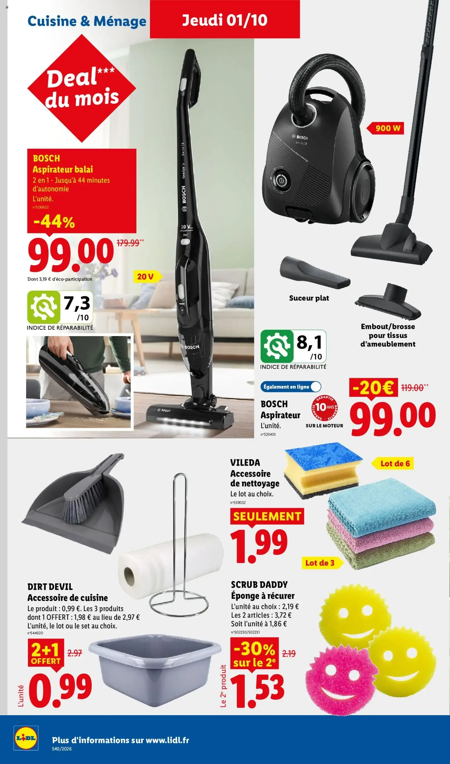 Catalogue LIDL du 01/10/2026 | Promo prospectus en ligne du 1 octobre au 7 octobre 2026 - Catalogue page 42
