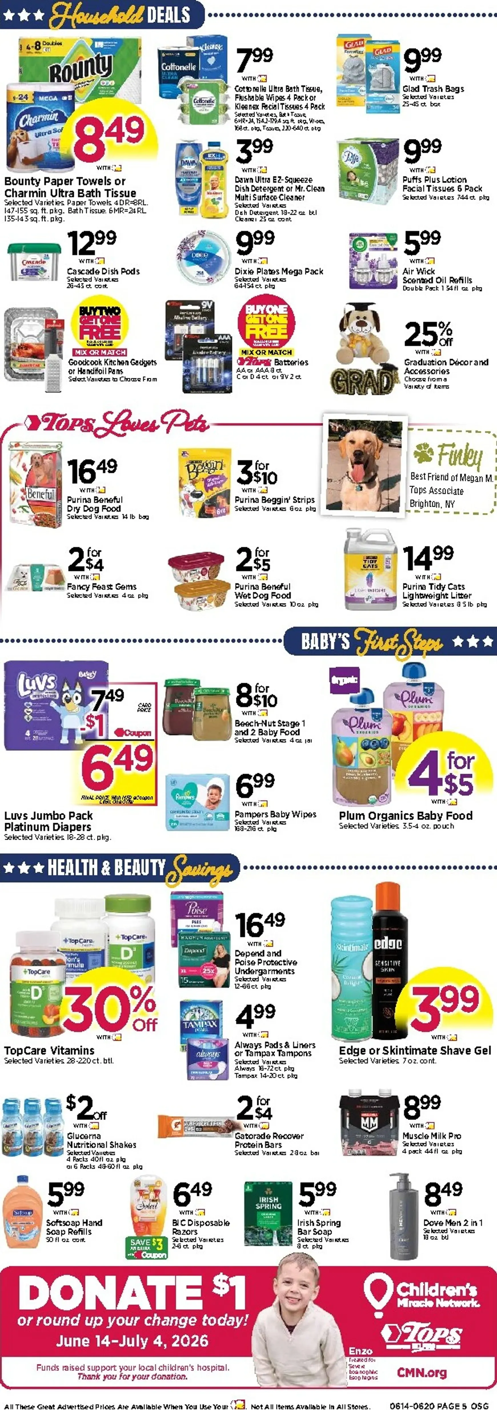 Weekly ad Current Tops Markets leaflet valid from Sunday 06/14/2026 to Saturday 06/20/2026 from June 14 to June 20 2026 - Page 5