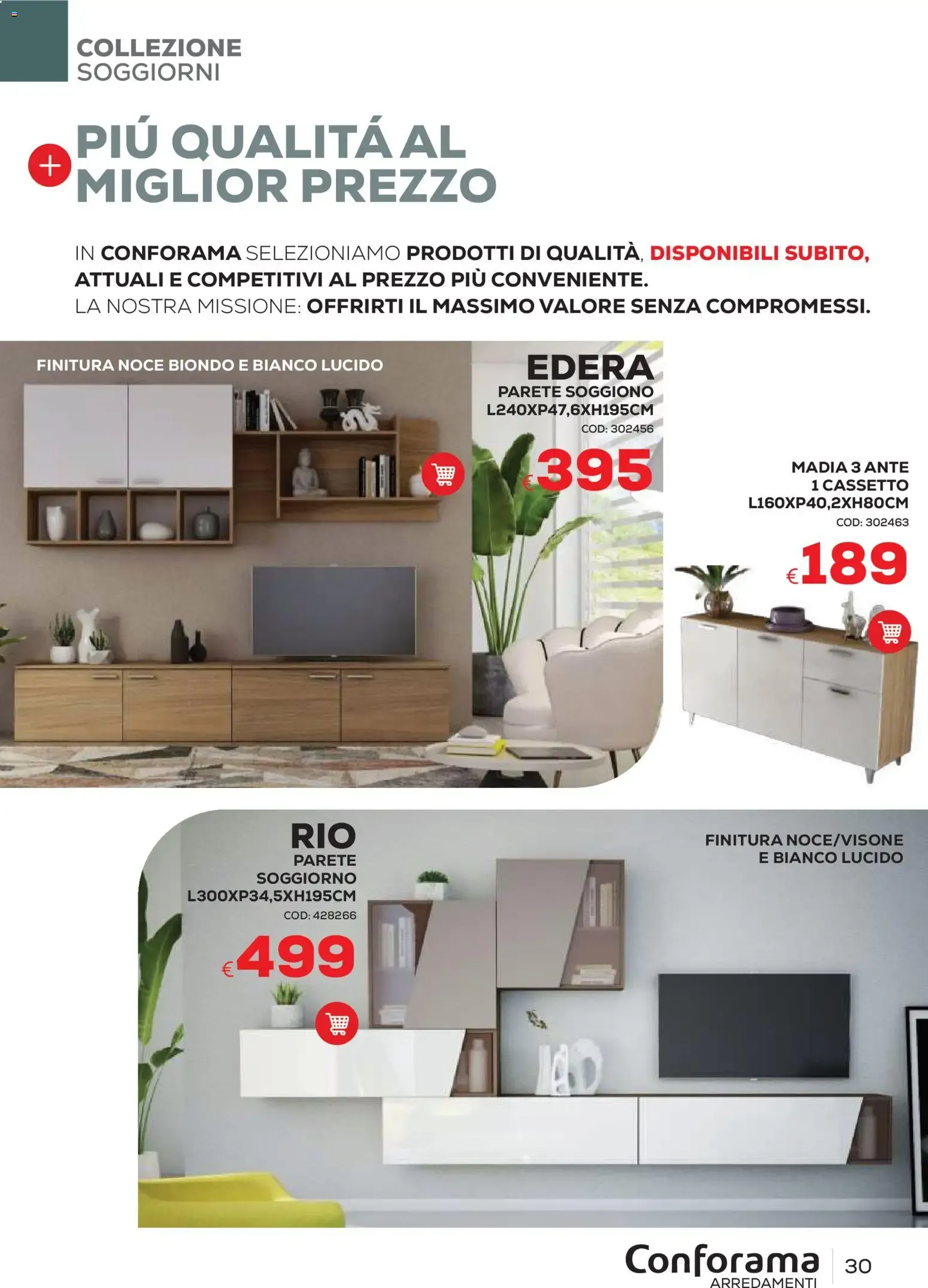 Conforama Arredamenti - Catalogo Primavera/Estate 2026 da 22 giugno a 30 settembre di 2026 - Pagina del volantino 30