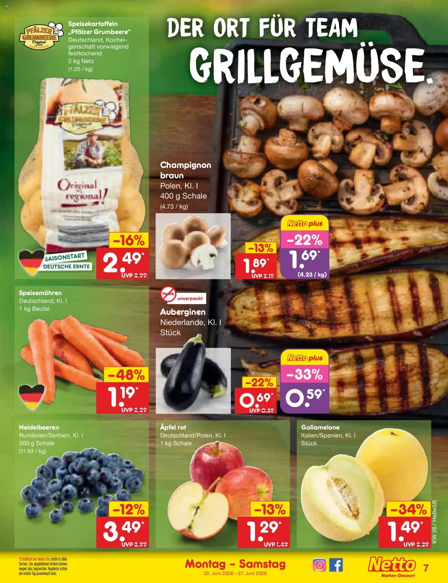 Netto Marken-Discount Prospekt (ab 22.06.2026) » Angebote von 22. Juni bis 27. Juni 2026 - Prospekt seite 9