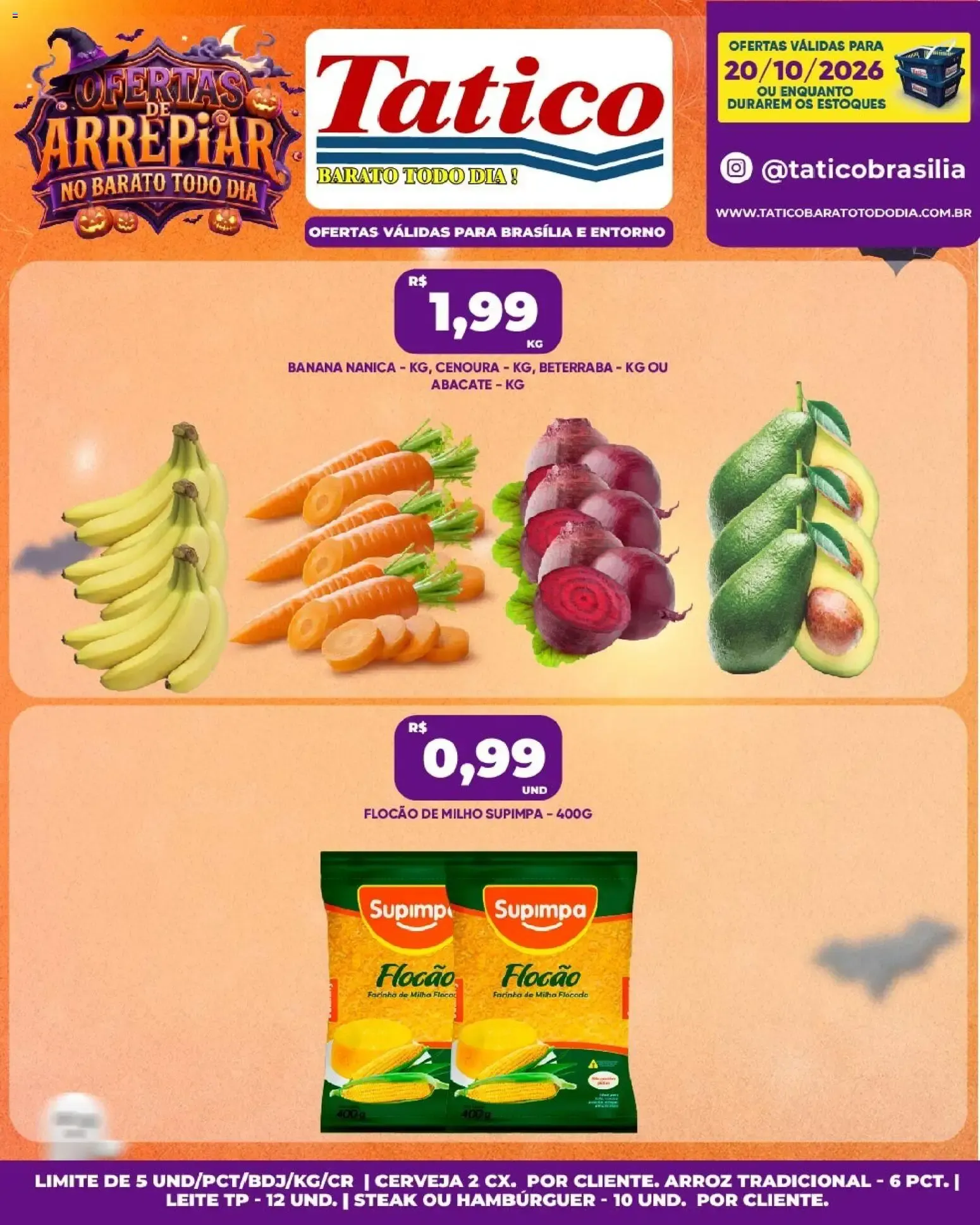 Encarte de Tatico ofertas do Dia de 20/10/2026 | Promoções Online 20 de outubro até 20 de outubro 2026 - Pagina 1