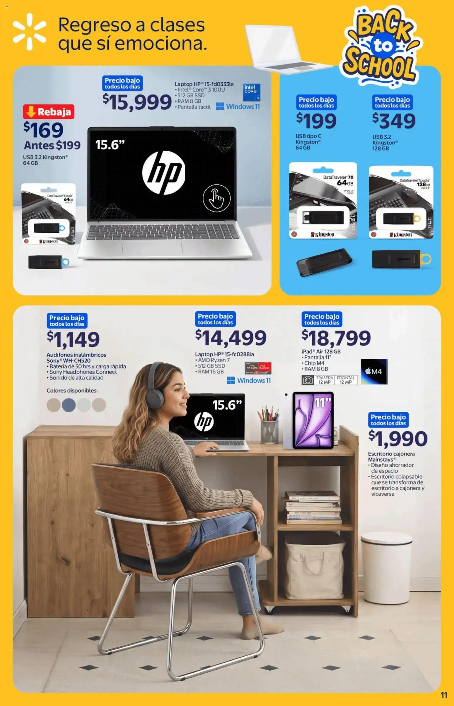 Catálogo de Walmart folleto Back to School (13/08/2026 - 16/09/2026) - catálogo en línea 13 de agosto al 16 de septiembre 2026 - Pagina 11