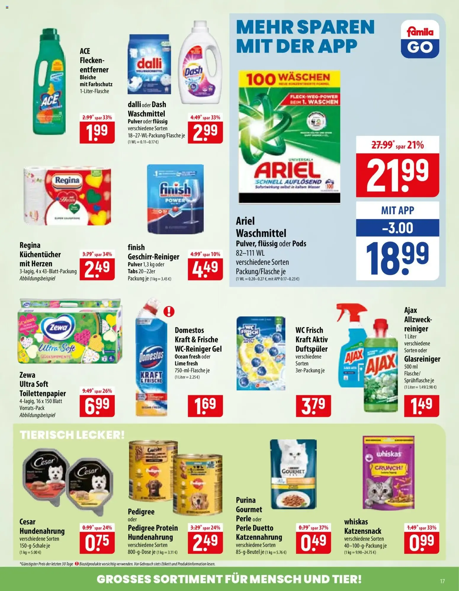 Famila besser als gut! von 27. Juli bis 1. August 2026 - Prospekt seite 17