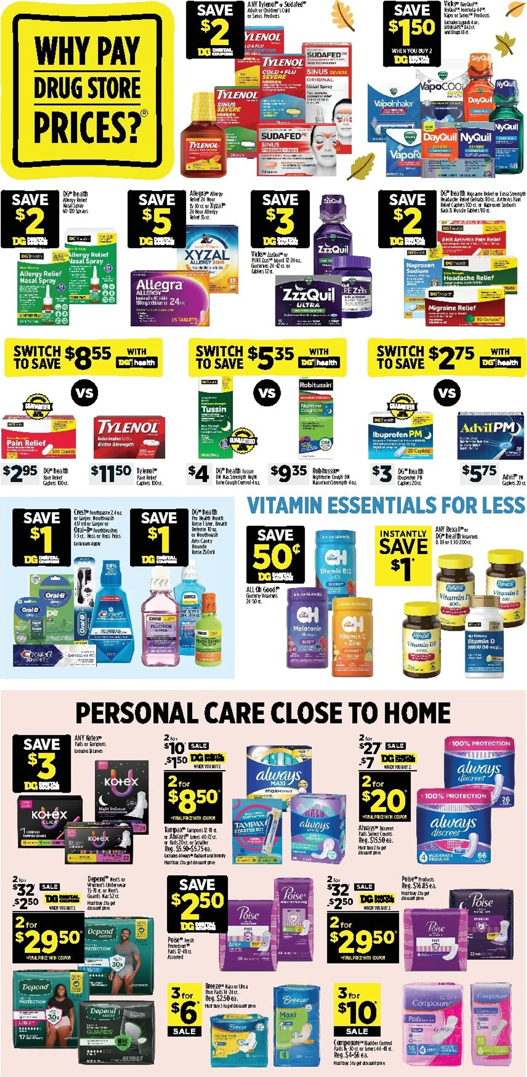 Weekly ad Current Dollar General leaflet valid from Sunday 10/11/2026 to Saturday 10/17/2026 from October 11 to October 17 2026 - Page 11