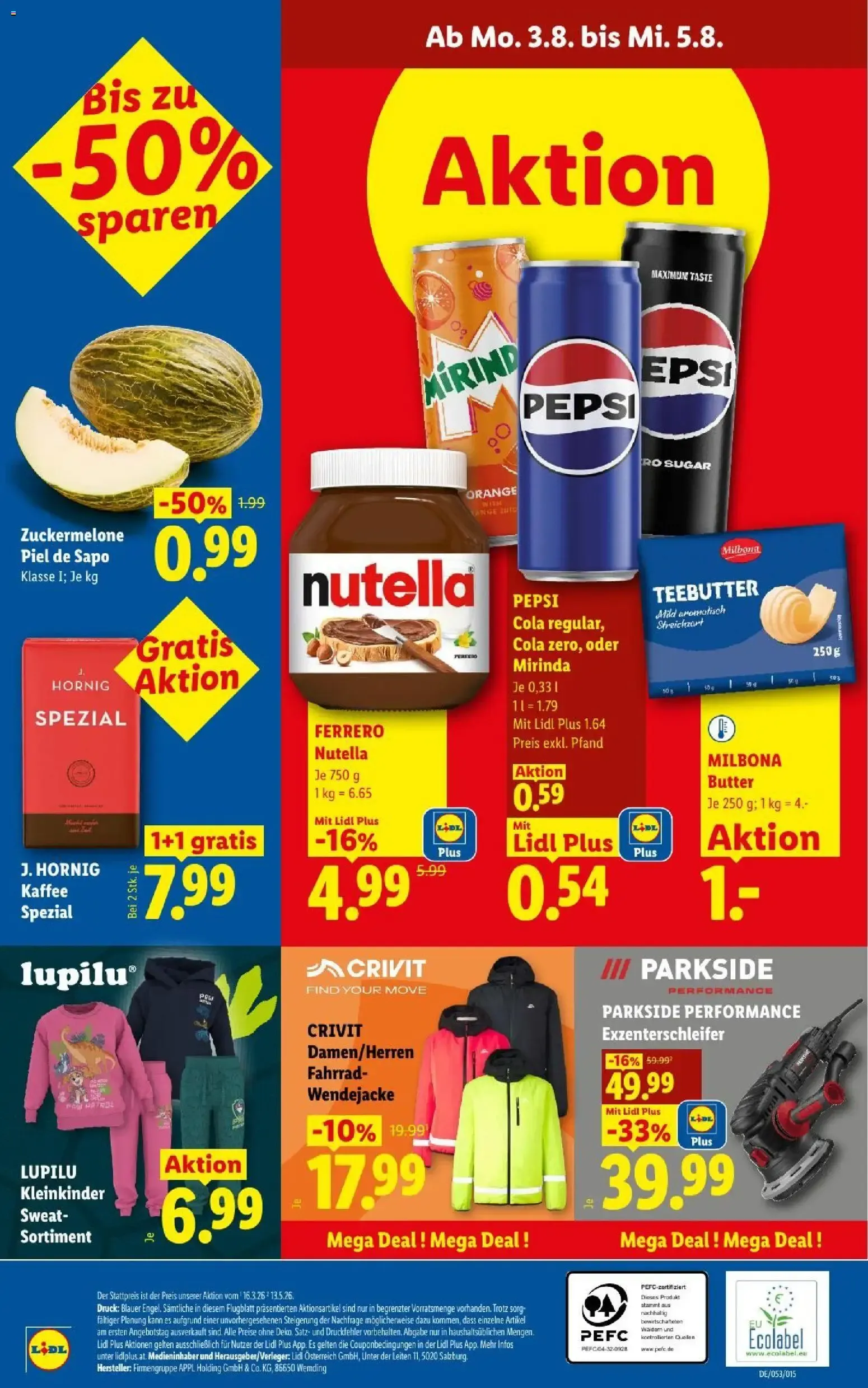 Lidl - Flugblatt del 30.07. al 01.08. von 30. Juli bis 1. August 2026 - Flugblätt seite  29