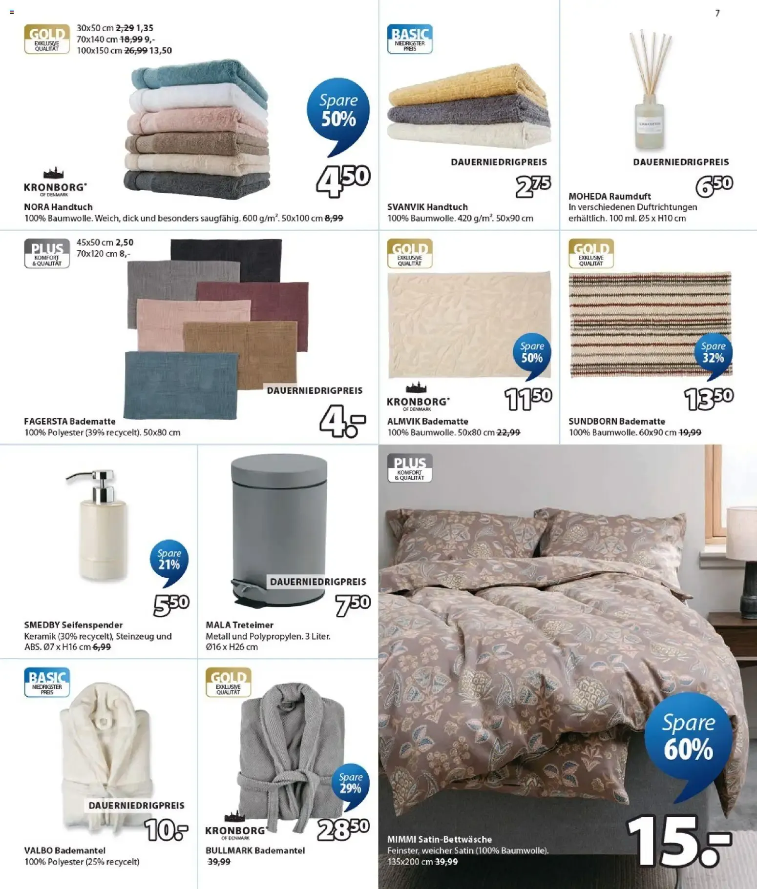 JYSK: Días de Muebles y Hogar - Ahorra hasta un 60% von 16. August bis 17. September 2026 - Prospekt seite 7