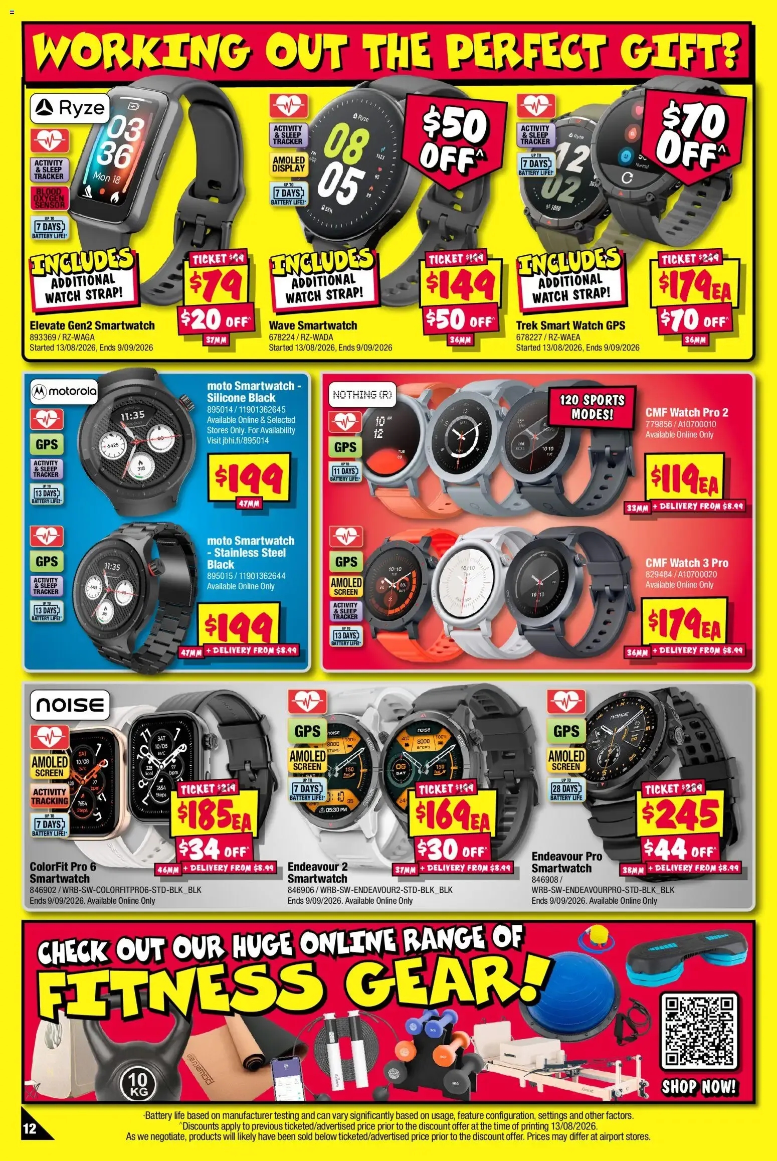 JB Hi-Fi Deals for Dad! Fitness, Wearables & Outdoor! - Catalogue valid from 24 August to 6 September 2026 - page 12