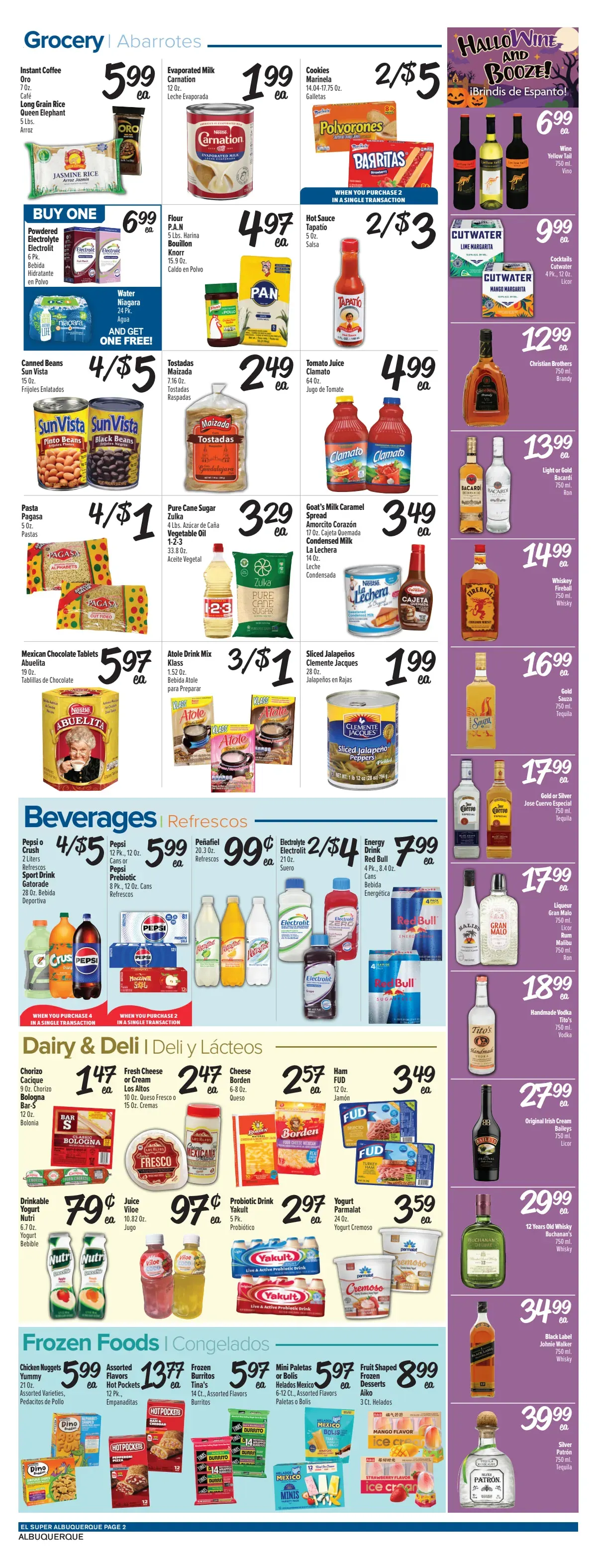 Weekly promotion Current El Super - Albuquerque leaflet valid from Wednesday 10/21/2026 to Tuesday 10/27/2026 spanning from October 21 to October 27 2026 - Page 2 for Catalogue 365