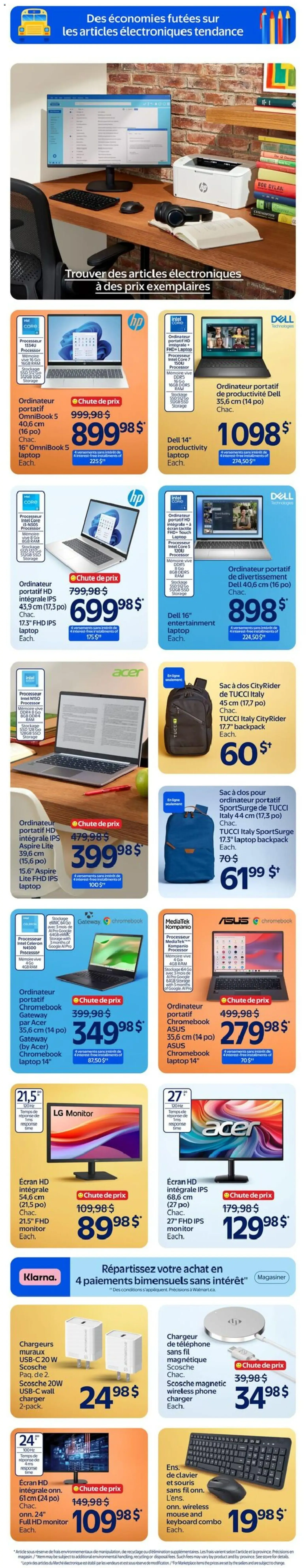 Walmart: Économisez plus. Vivez mieux. y La rentrée des classes. from August 27 to September 2 2026 - flyer page 19