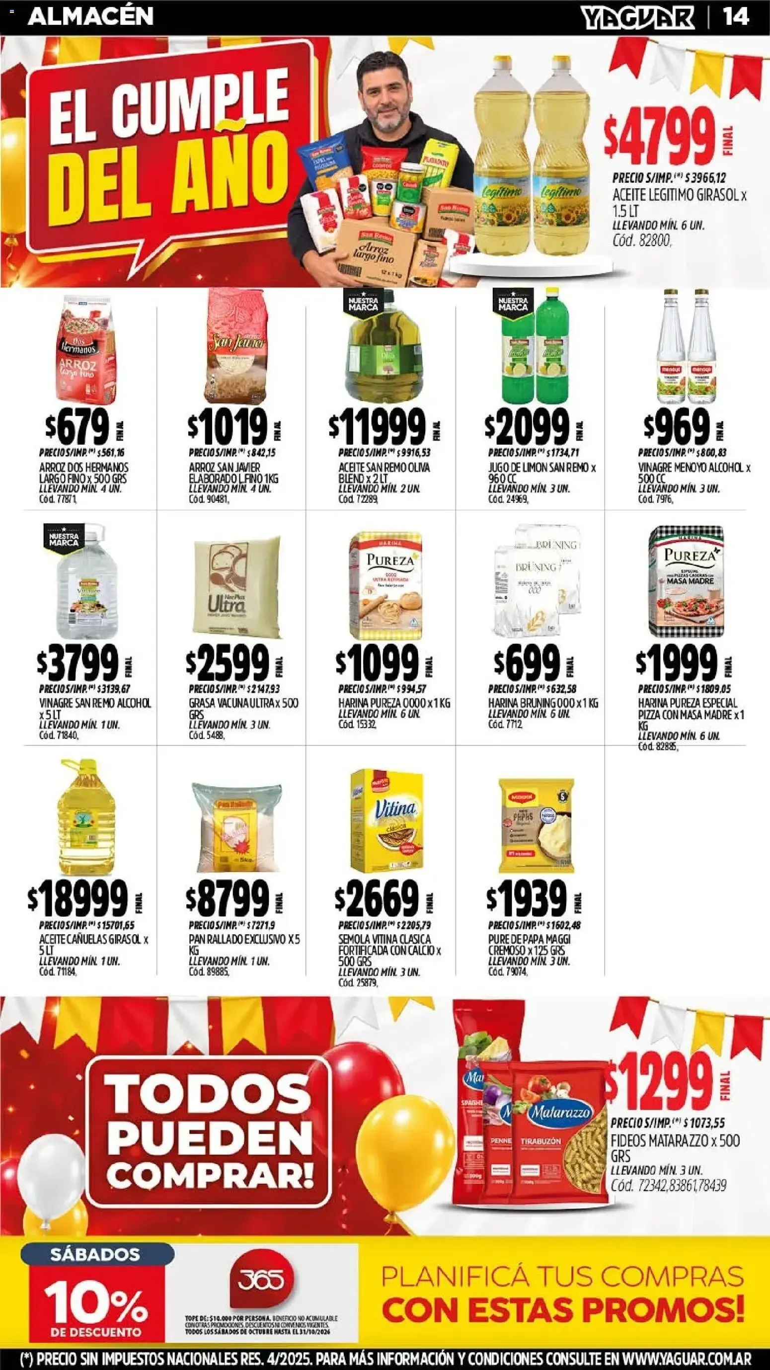 Ofertas de Yaguar - Oferta Semanal Santa Fé del 05/10/2026 - 11/10/2026 5 de octubre al 11 de octubre 2026 - Página 13 del catálogo
