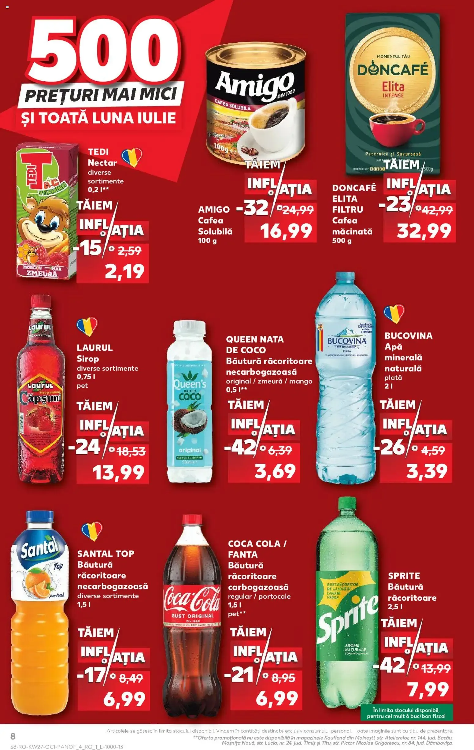 Catalog Kaufland Catalog Tăiem inflația 01.07.2026 - Revista si Oferta de la 1 iulie până la 4 august 2026 - Revista Pagina 8