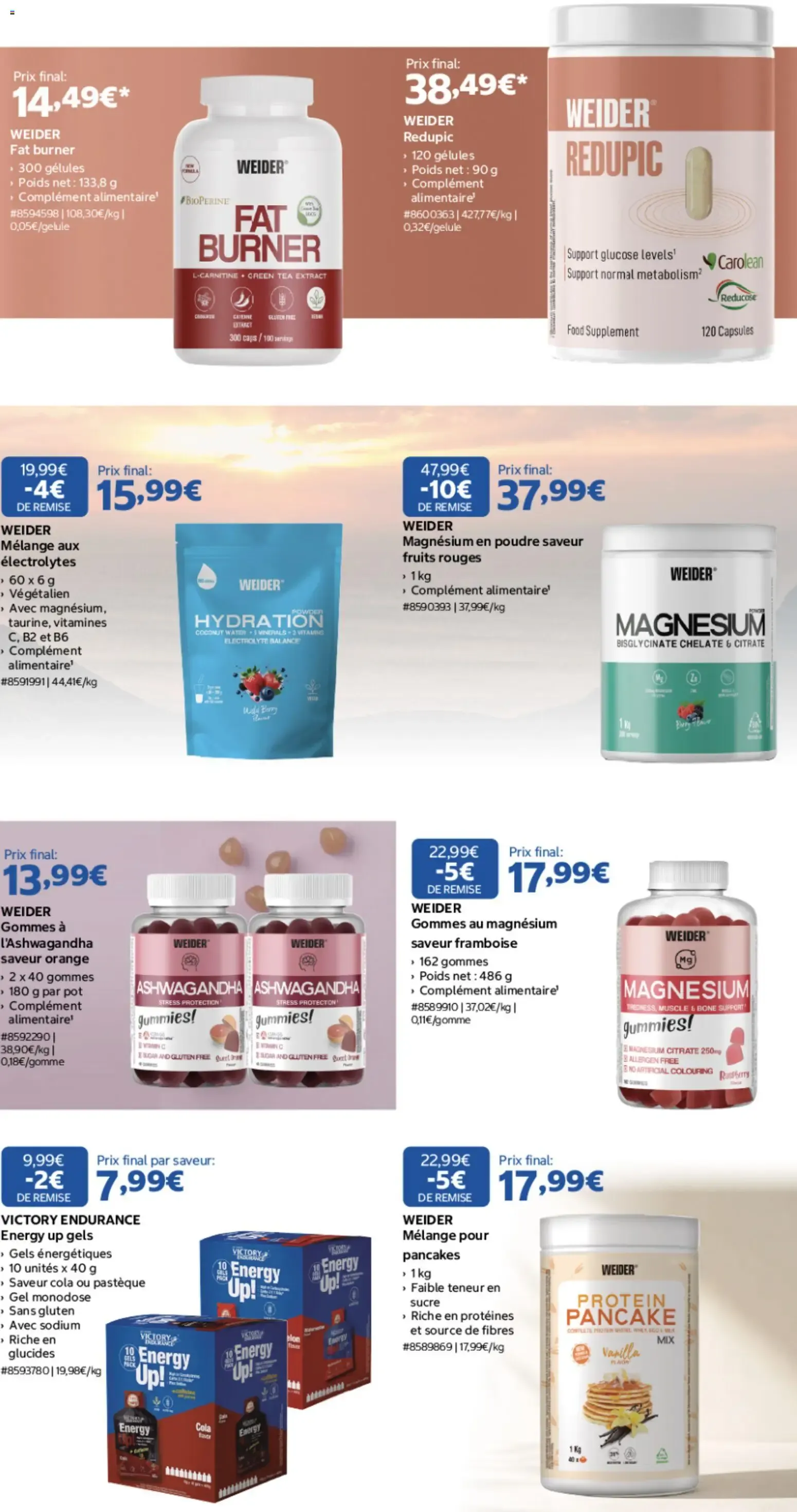 Costco Sélection de produits Weider septembre octobre 2026 à partir du 28/09/2026 - promo en ligne du 28 septembre au 11 octobre 2026 - Catalogue page 3