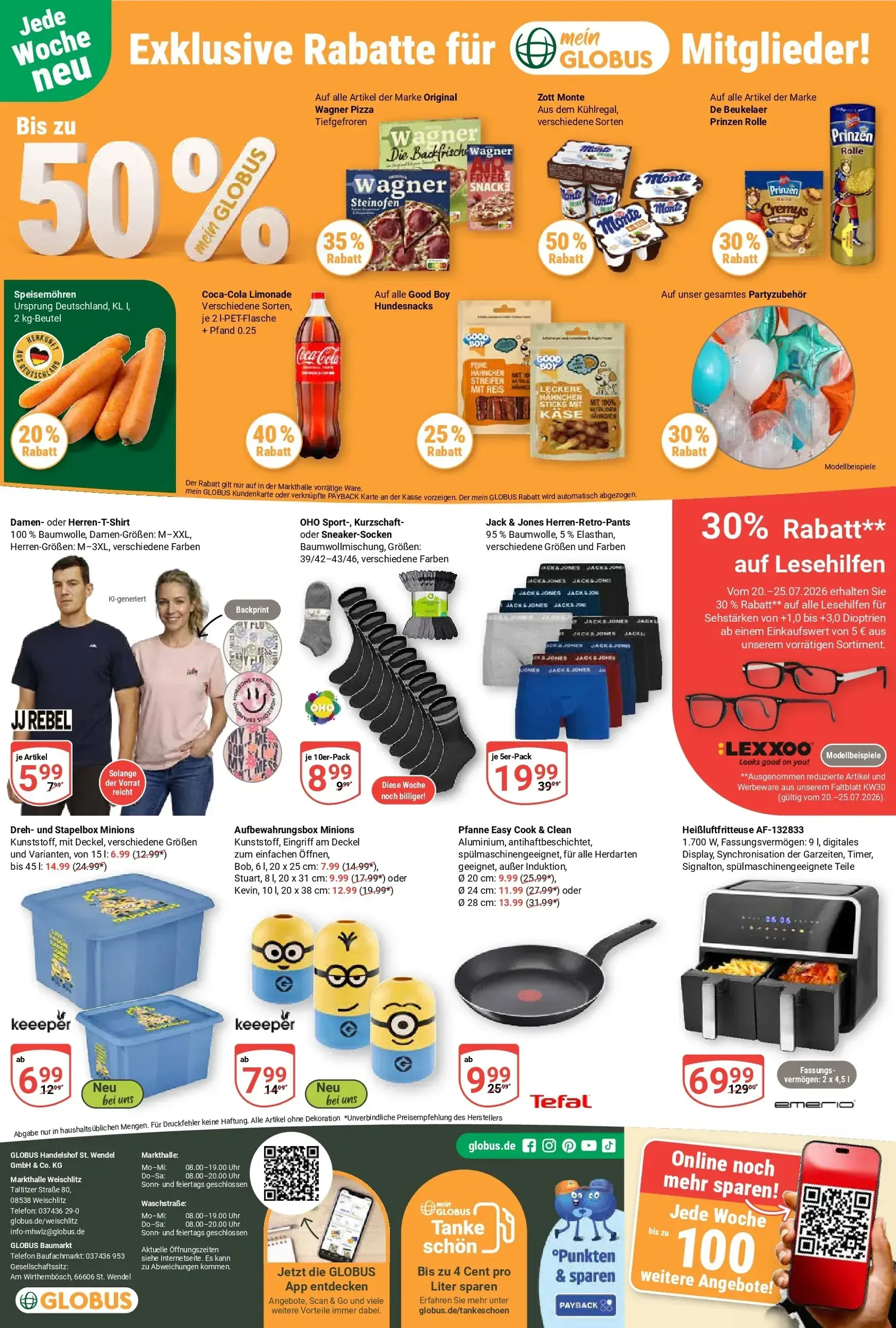 Globus - Globus: Wochenangebote Prospekt – von Montag 20.07.2026 bis Samstag 25.07.2026 von 20. Juli bis 25. Juli 2026 - Prospekt seite 26