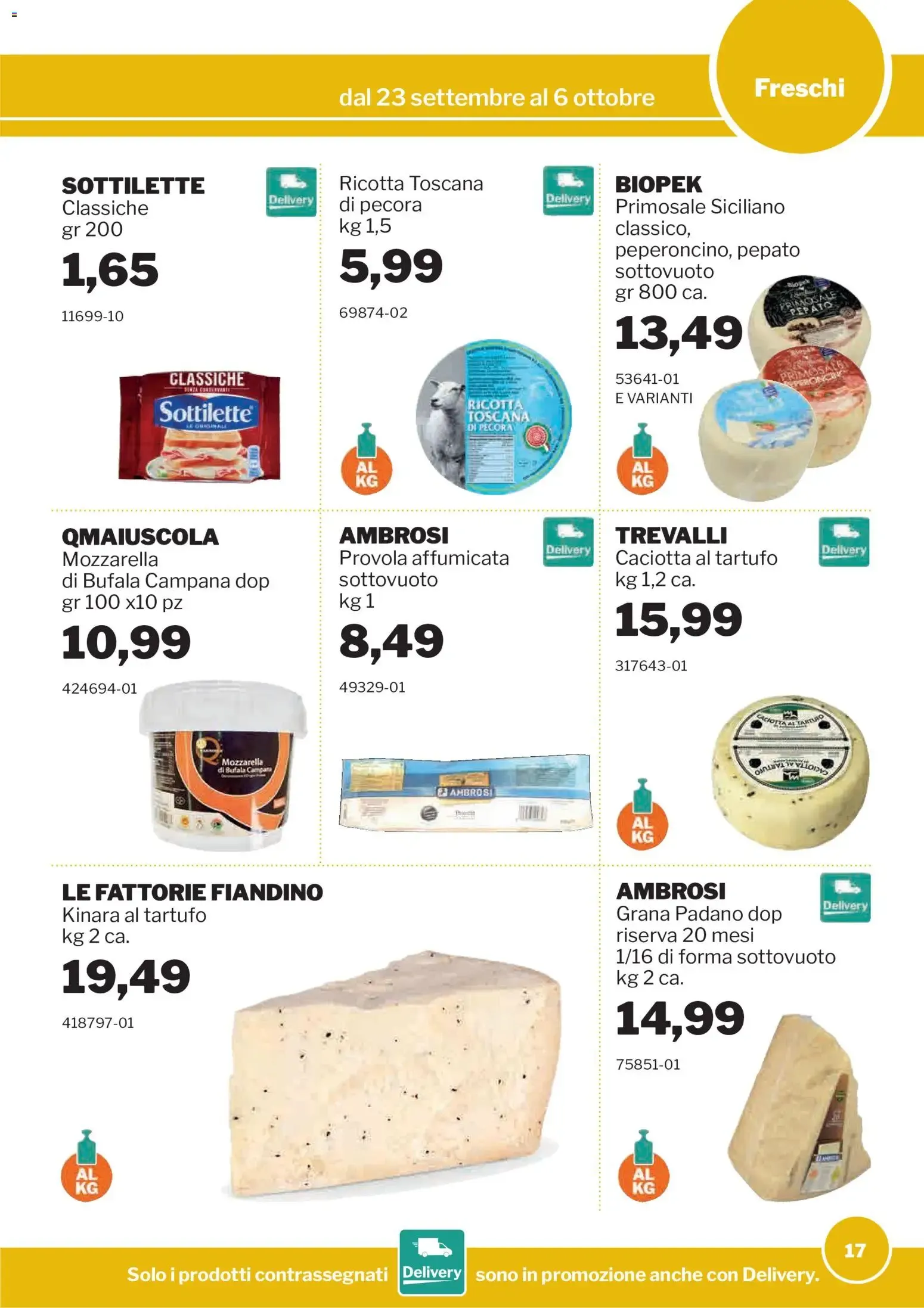 Promozioni GrosMarket da 23 settembre a 6 ottobre di 2026 - Pagina del volantino 17