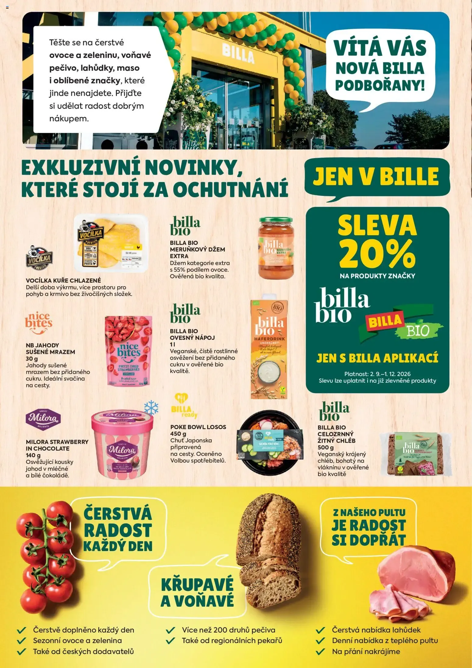 Billa - Gran Apertura Podbořany y Ofertas - 30. září 13. října 2026 - Page 2