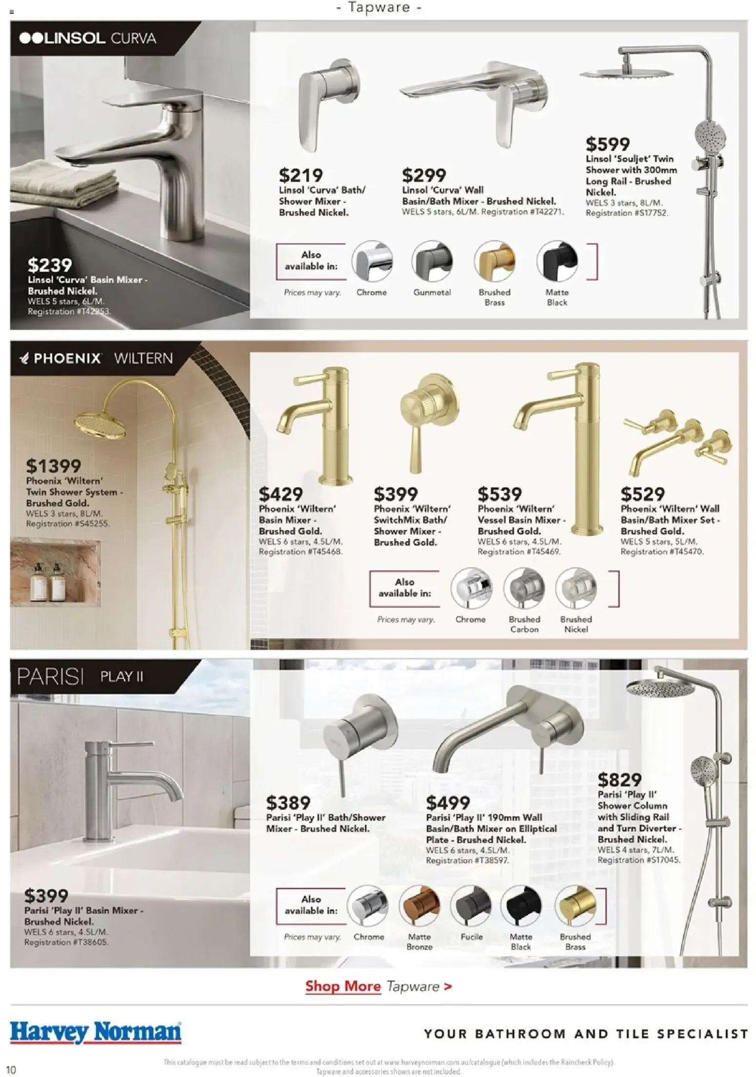 Harvey Norman Your Bathroom and Tile Specialist - Catalogue valid from 8 October to 25 October 2026 - page 10