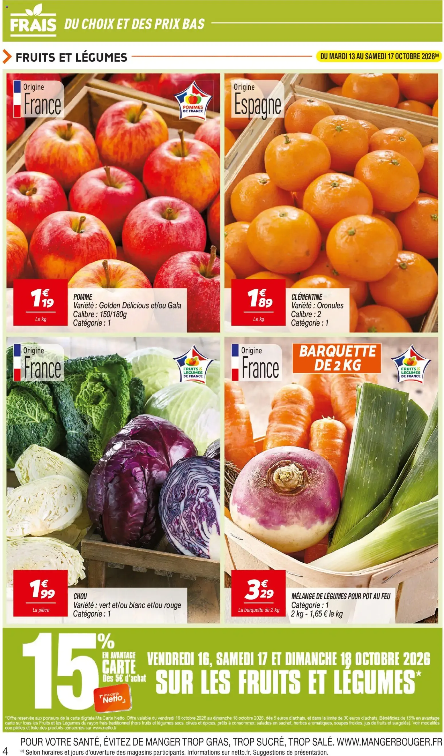 Netto catalogue à partir du 13/10/2026 - promo en ligne du 13 octobre au 19 octobre 2026 - Catalogue page 4