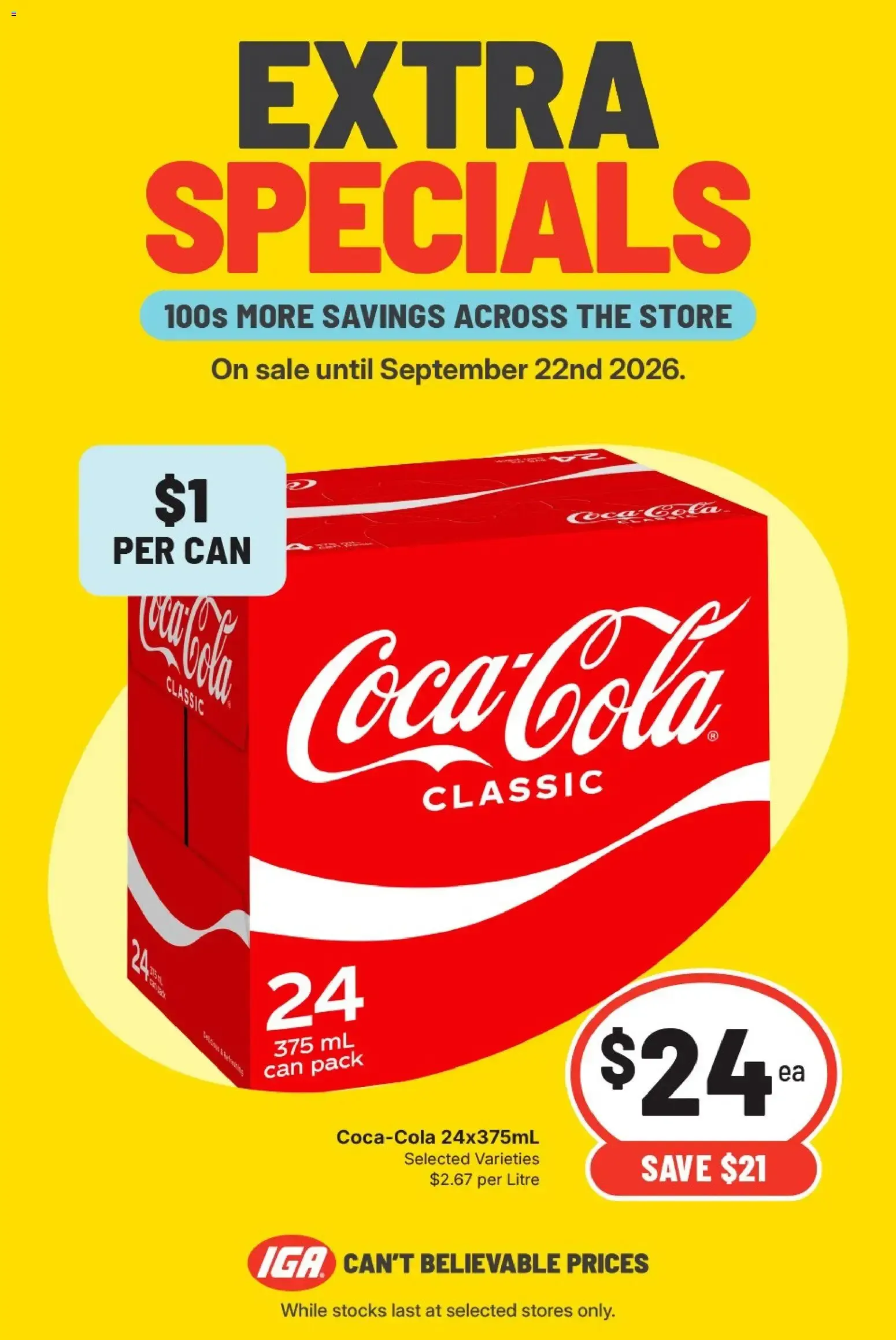 IGA Extra Specials - Catalogue valid from 16 September to 22 September 2026 - page 2