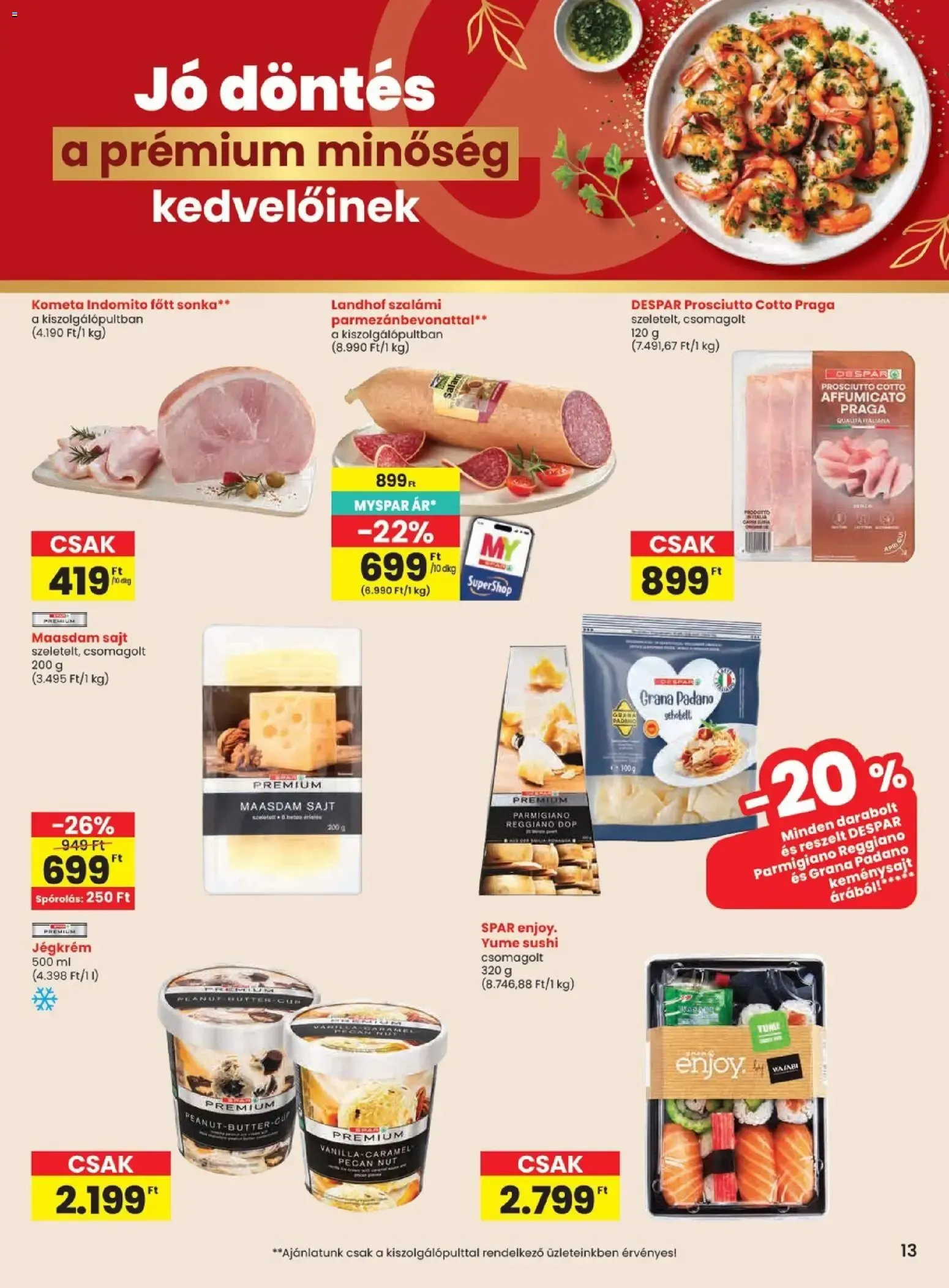 Katalógus Spar akciós újság - 2026.09.03.-tól szeptember 3.-tól szeptember 9.-ig 2026. - Oldal 13