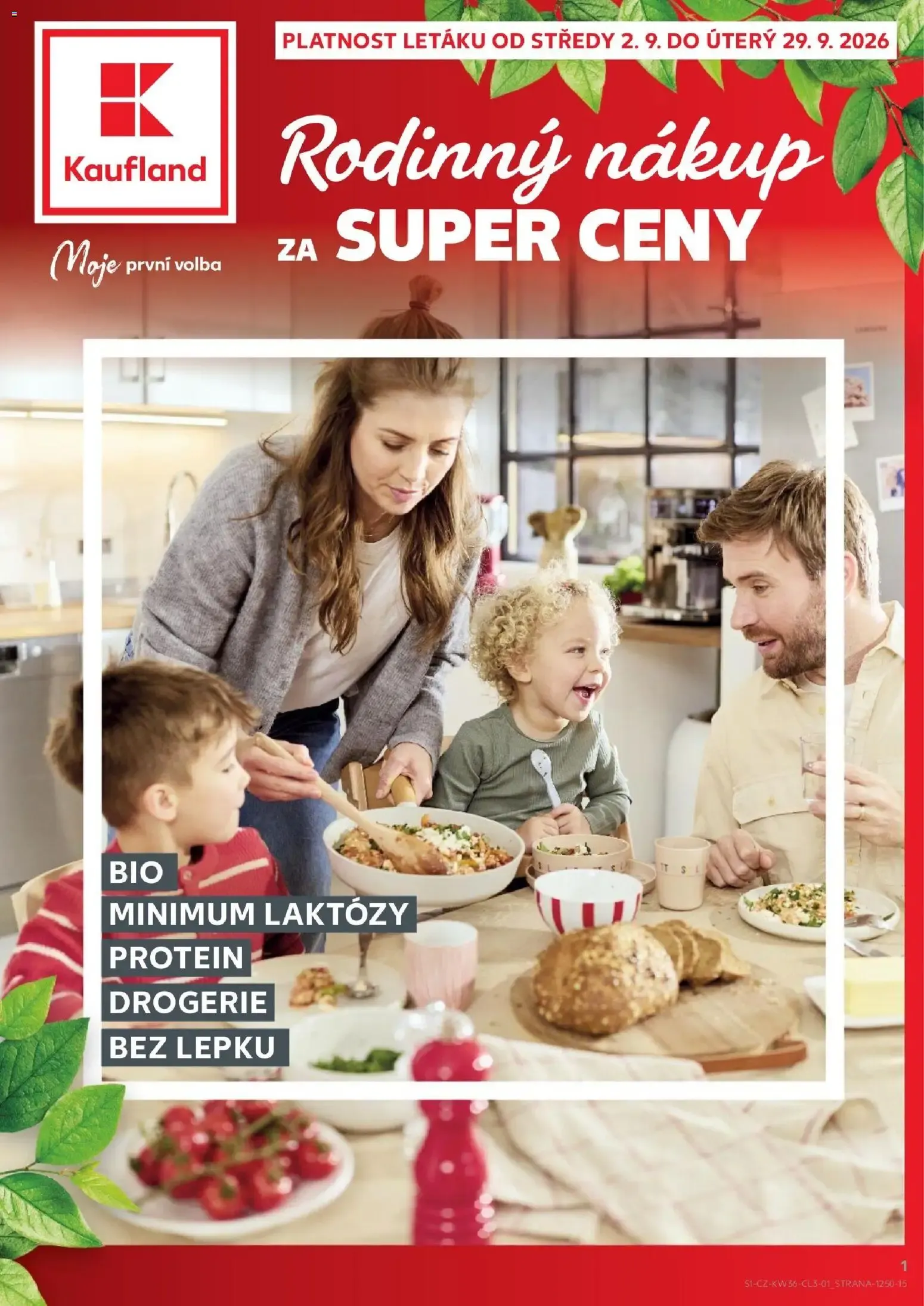 Rodinný nákup ZA SUPER CENY - 2. září 29. září 2026 - Page 1