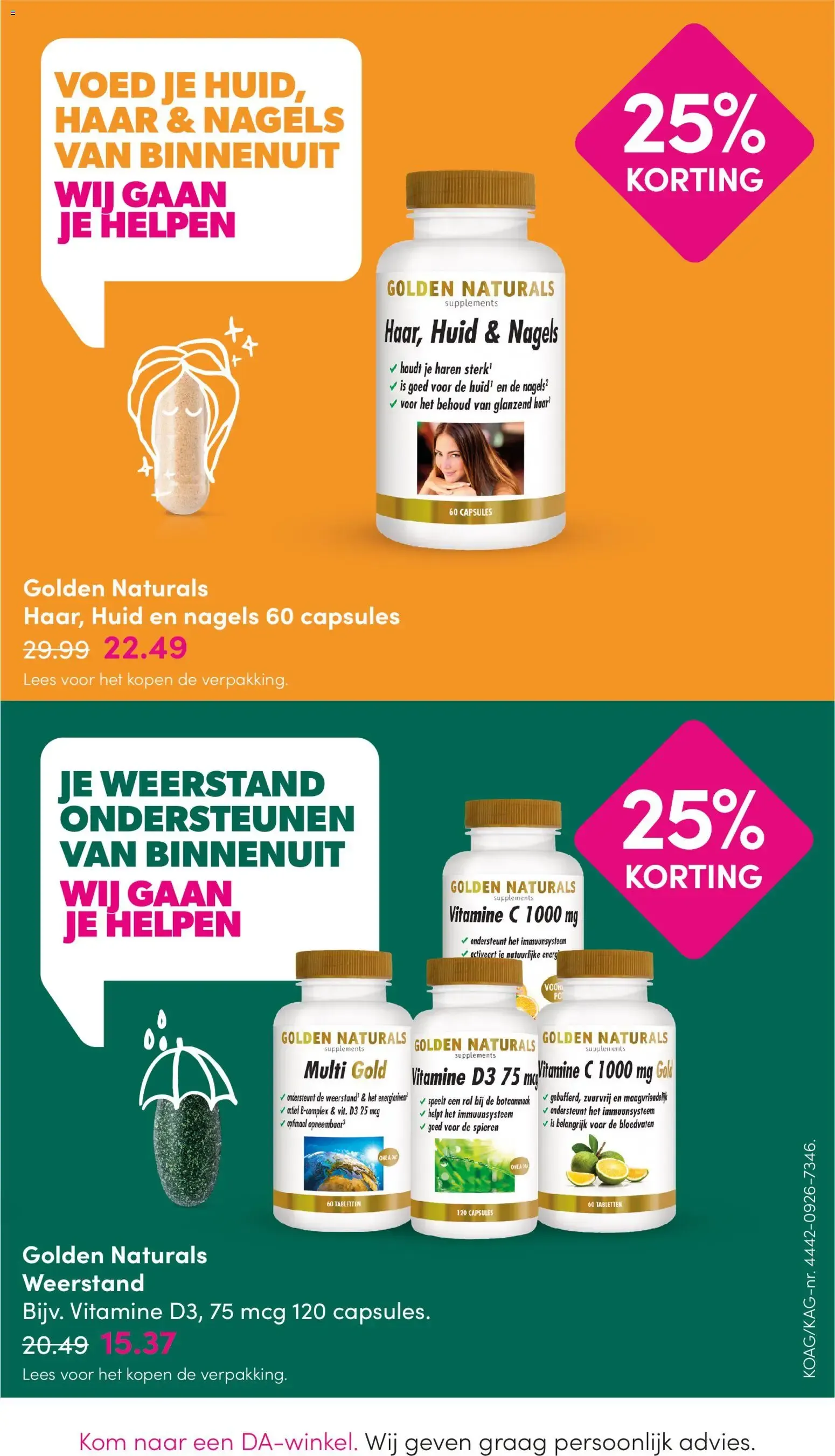 DA: Vitaminas, minerales y suplementos, y productos Zwitsal van 21 september tot 4 oktober 2026 - Folder pagina 6