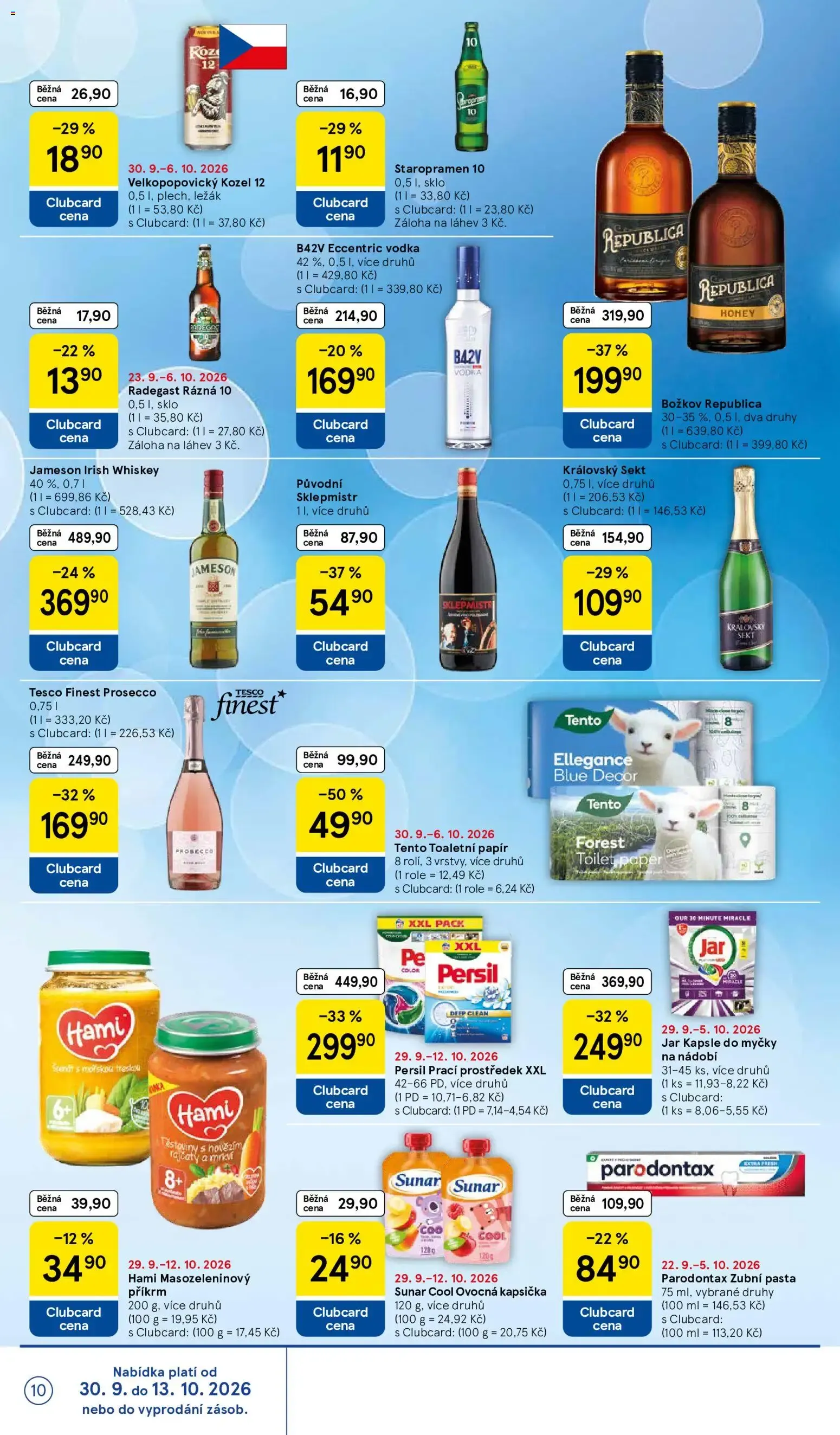Tesco leták na tento + příští týden 30.09.2026 - 30. září 6. října 2026 - Page 10
