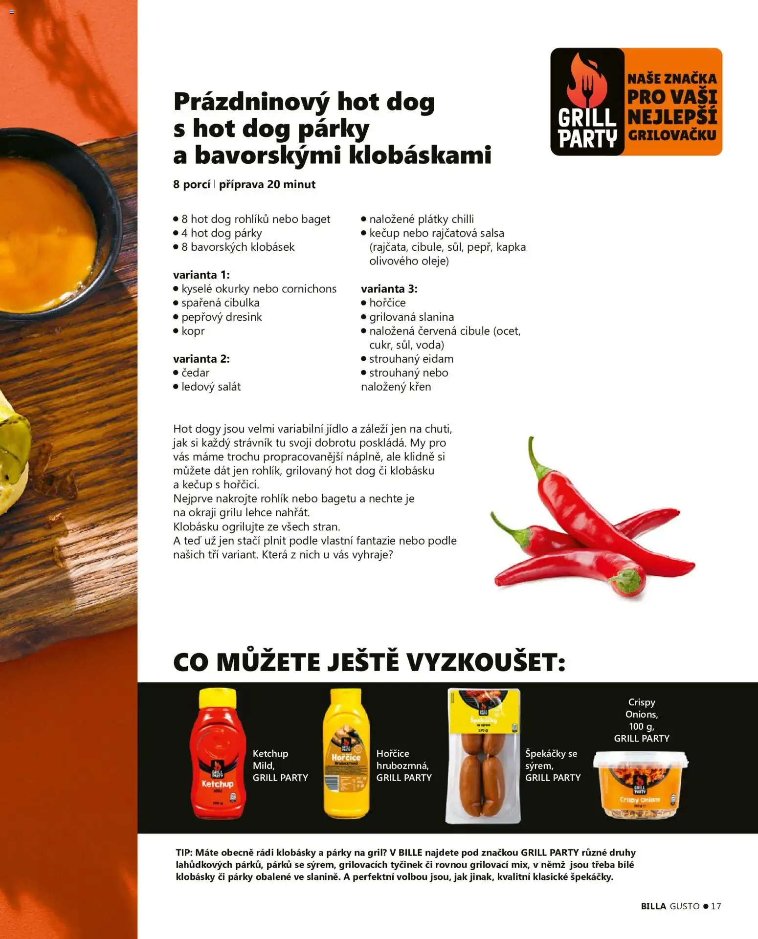 BILLA letní Gusto - 1. června 31. srpna 2026 - Page 17