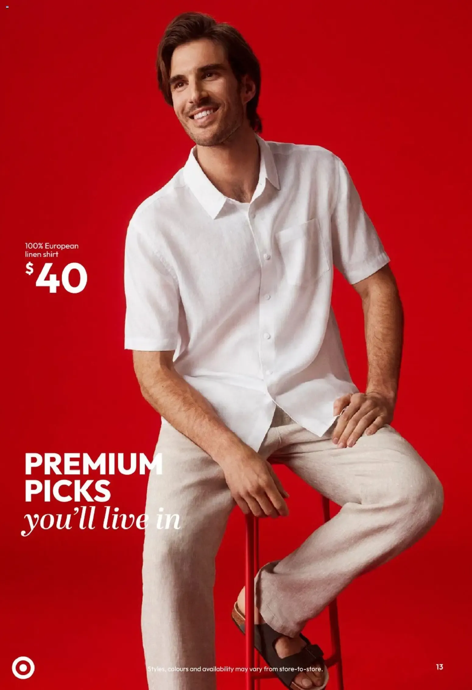 Target: Colección 'feel the LOVE' de camisas de lino - Catalogue valid from 31 August to 30 September 2026 - page 13