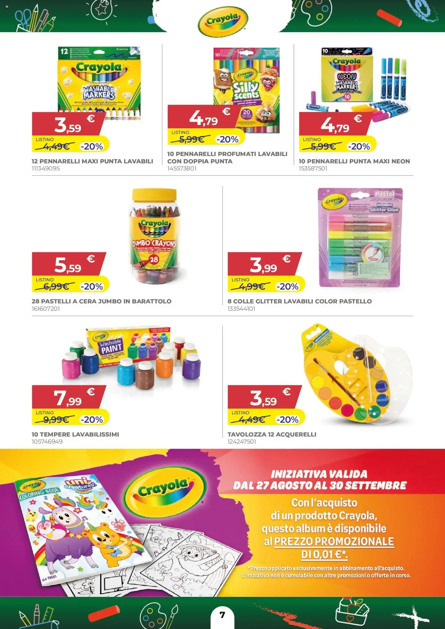 A SCUOLA di SCONTI - Toys Center da 27 agosto a 30 settembre di 2026 - Pagina del volantino 7