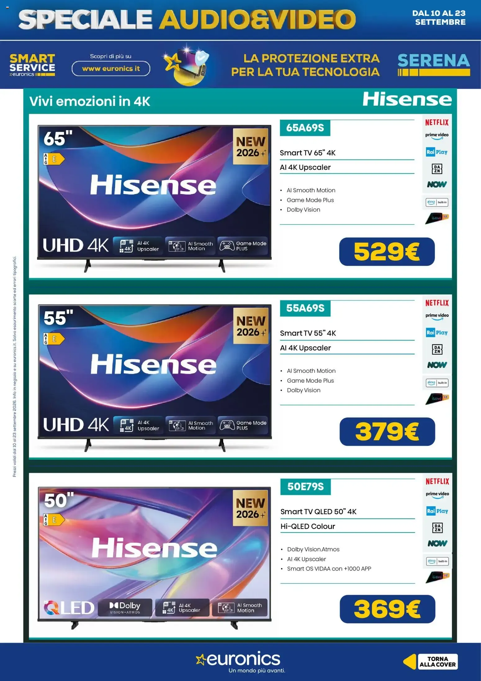 Nuovo Euronics volantino Audio Video dal 10/09/2026 > offerte anteprima 🛍️ da 10 settembre a 23 settembre di 2026 - Pagina del volantino 12