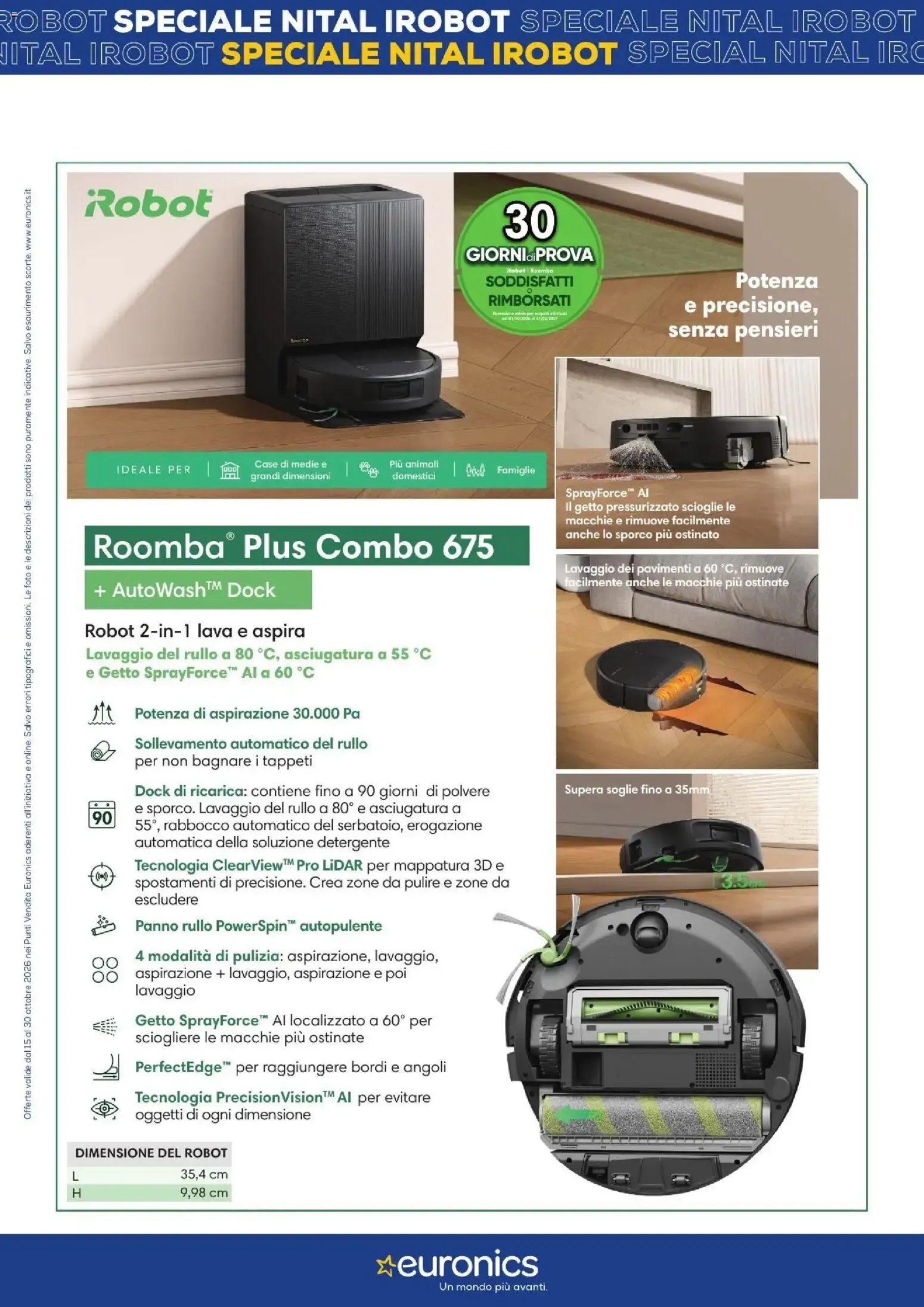 Nuovo Euronics volantino Irobot dal 15/10/2026 > offerte anteprima 🛍️ da 15 ottobre a 30 ottobre di 2026 - Pagina del volantino 9
