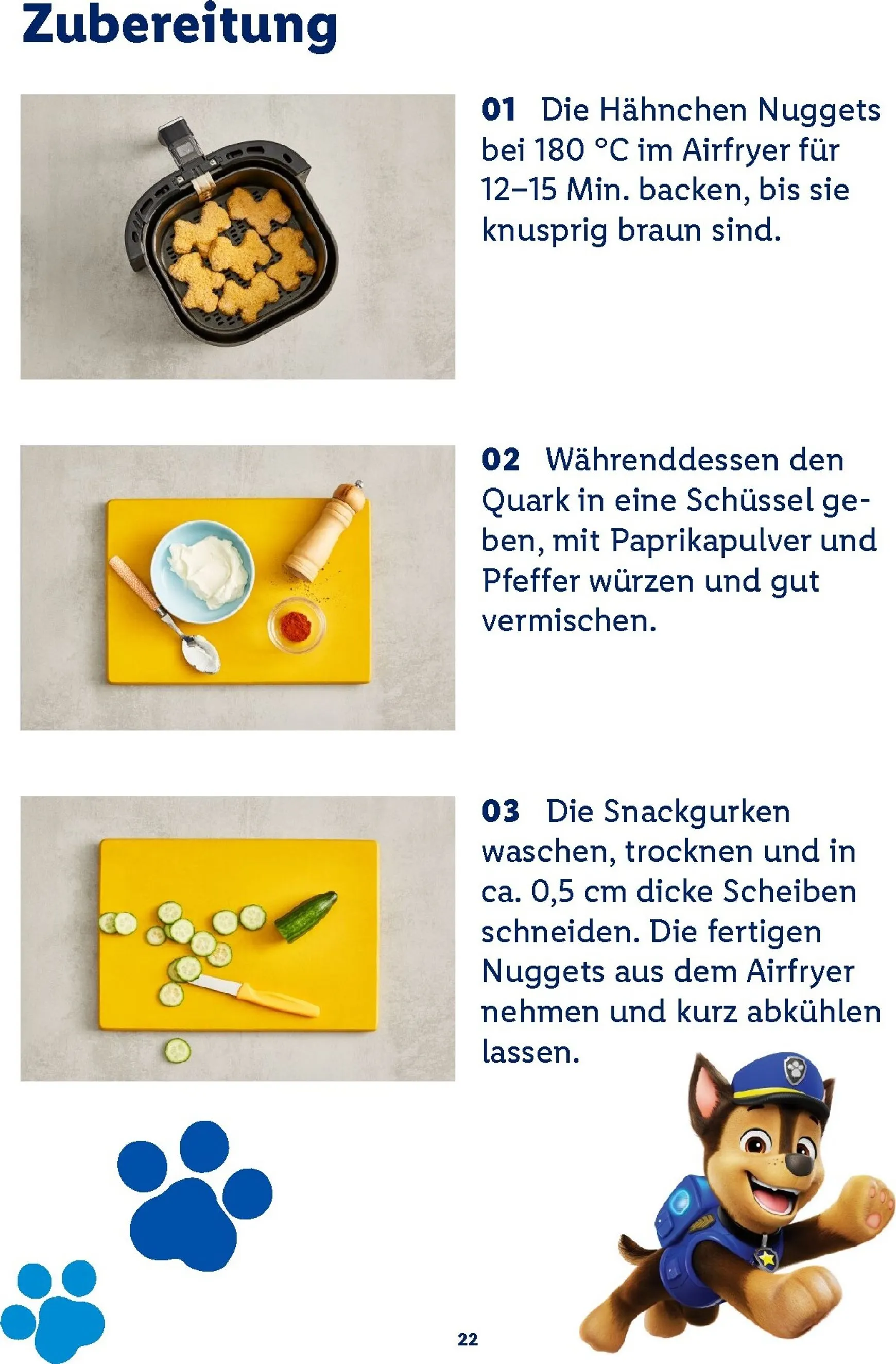 Lidl - Paw Patrol Rezeptheft Prospekt – von Montag 20.07.2026 bis Sonntag 23.08.2026 von 20. Juli bis 23. August 2026 - Prospekt seite 22
