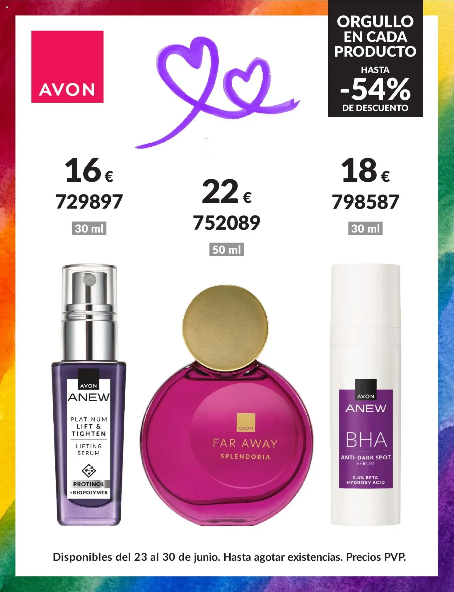 Catálogo de Avon Orgullo en cada producto 23 de junio al 30 de junio 2026 - Página 7