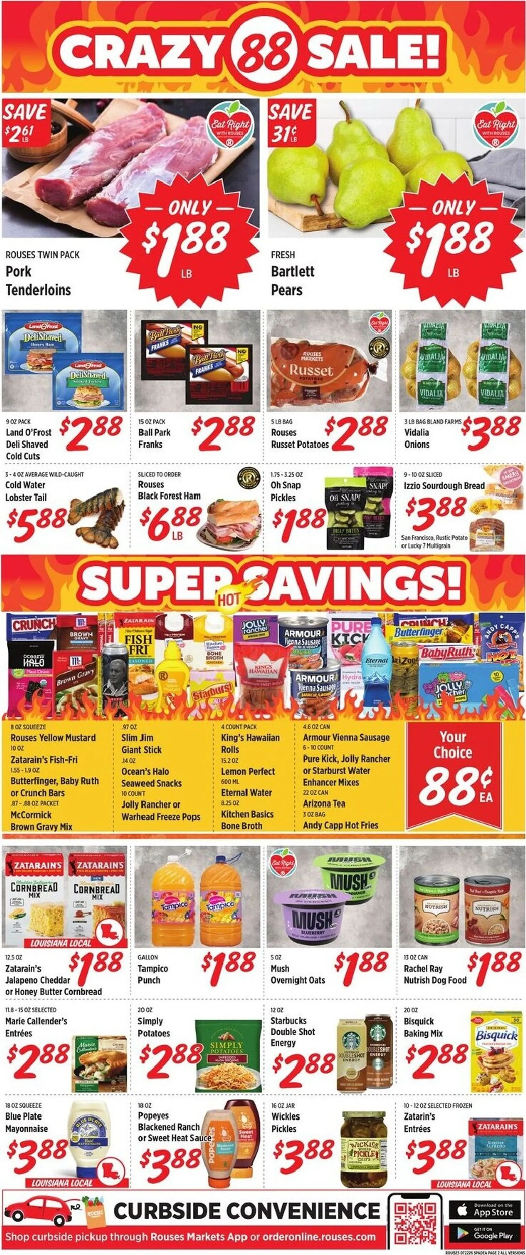 Weekly ad Current Rouses Markets leaflet valid from Wednesday 07/22/2026 to Wednesday 07/29/2026 from July 22 to July 29 2026 - Page 3